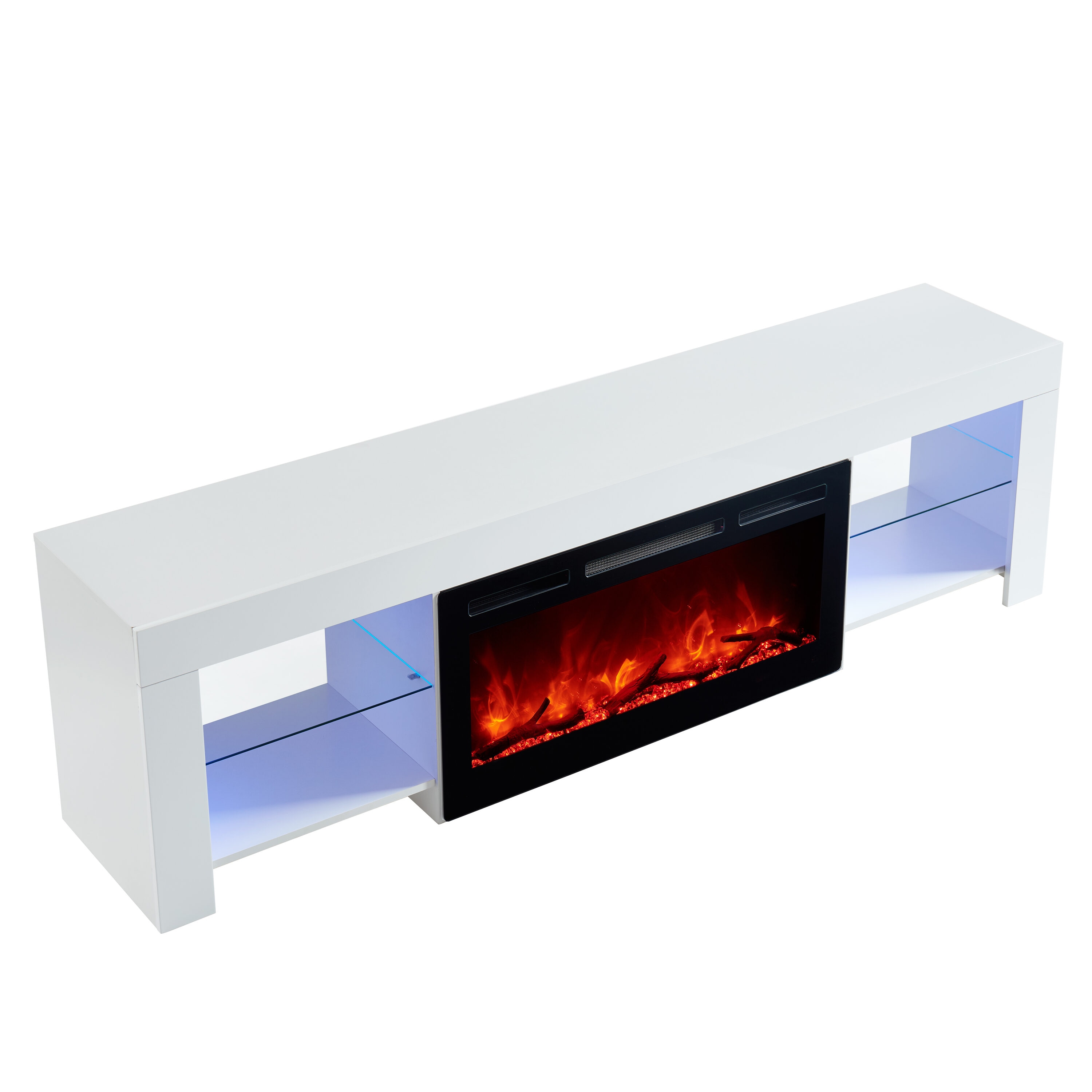 Clihome WMTVS021-WHI-RFP36 Electric-Fireplaces - View #4