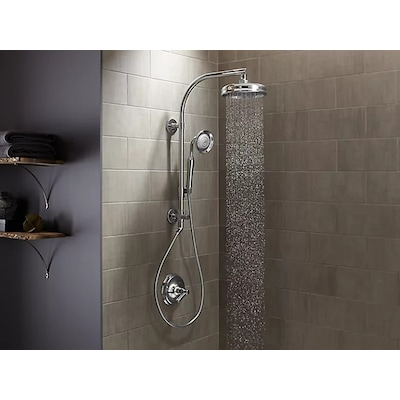KOHLER 0.5-in Vibrant Brushed Bronze Shower Arm with Diverter KOHLER 0.5-in Vibrant Brushed Bronze Shower Arm with Diverter