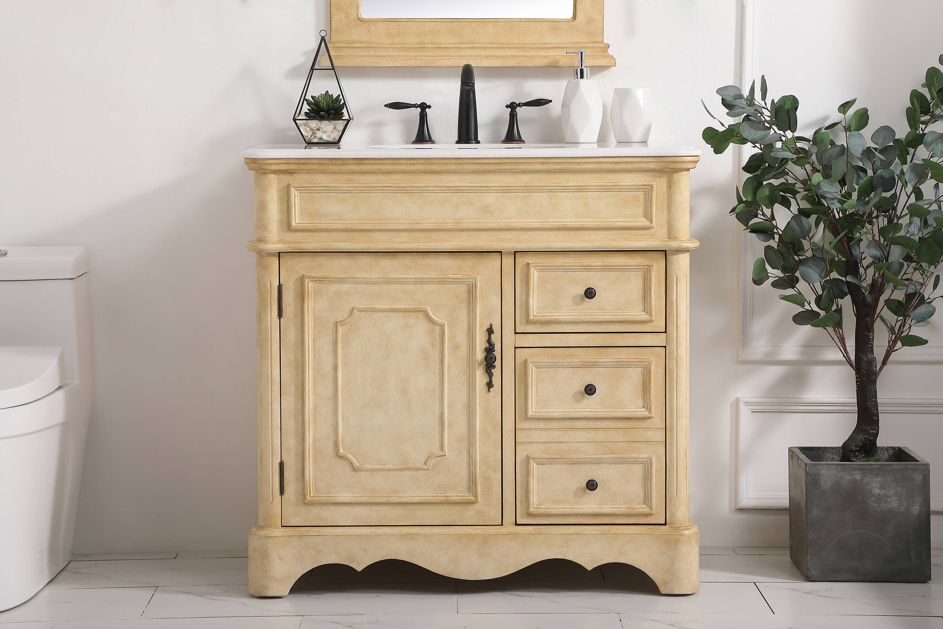 Elegant Decor HF91308AB Bath-Vanity-Combo - View #2