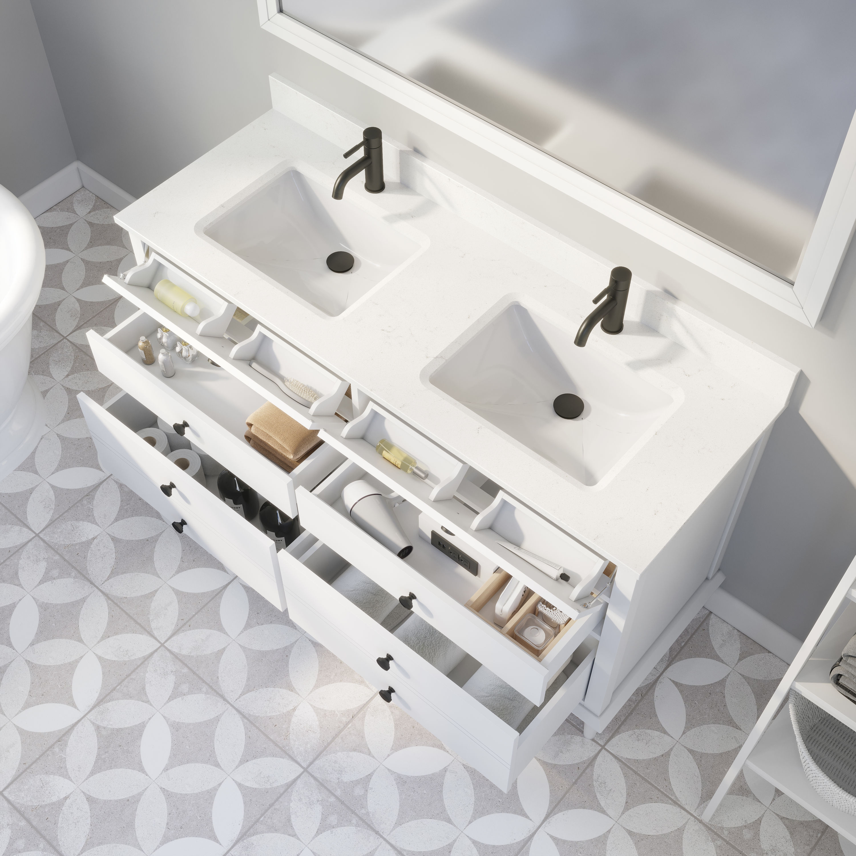 Spa Bathe FA60WH Bath-Vanity-Combo - View #5