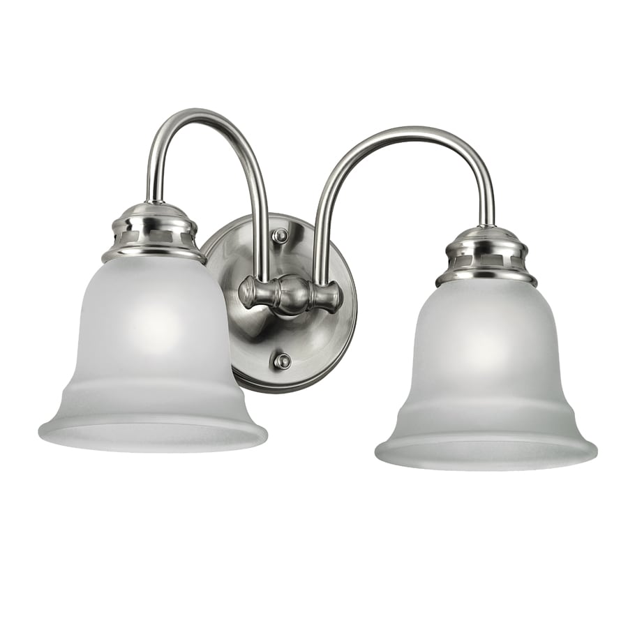 Portfolio FV10-040 Tavern 15.75-in 2 -Light Brushed Nickel Traditional Vanity light
