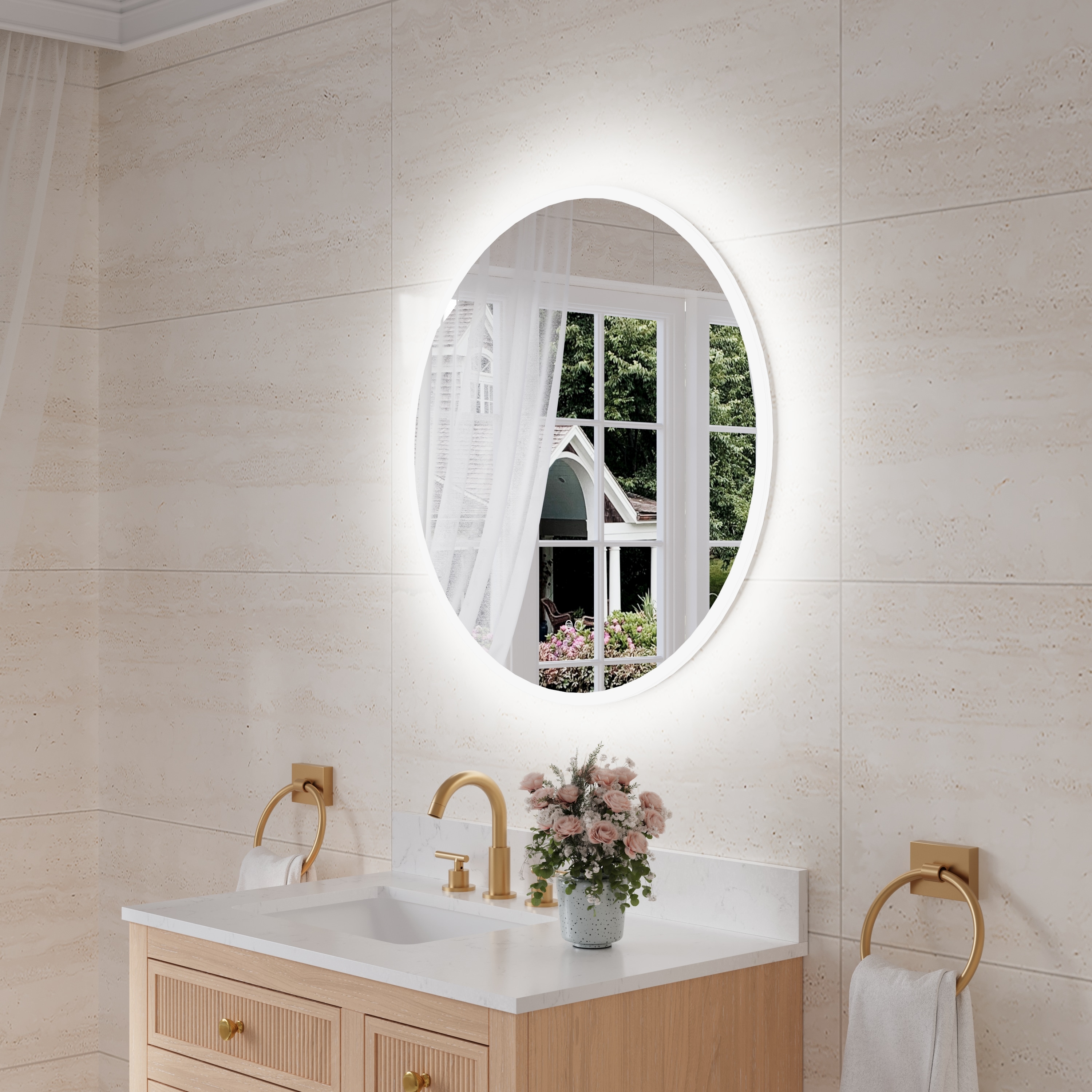 CALVON RC9-3232BG Framed-Bath-Mirrors - View #5