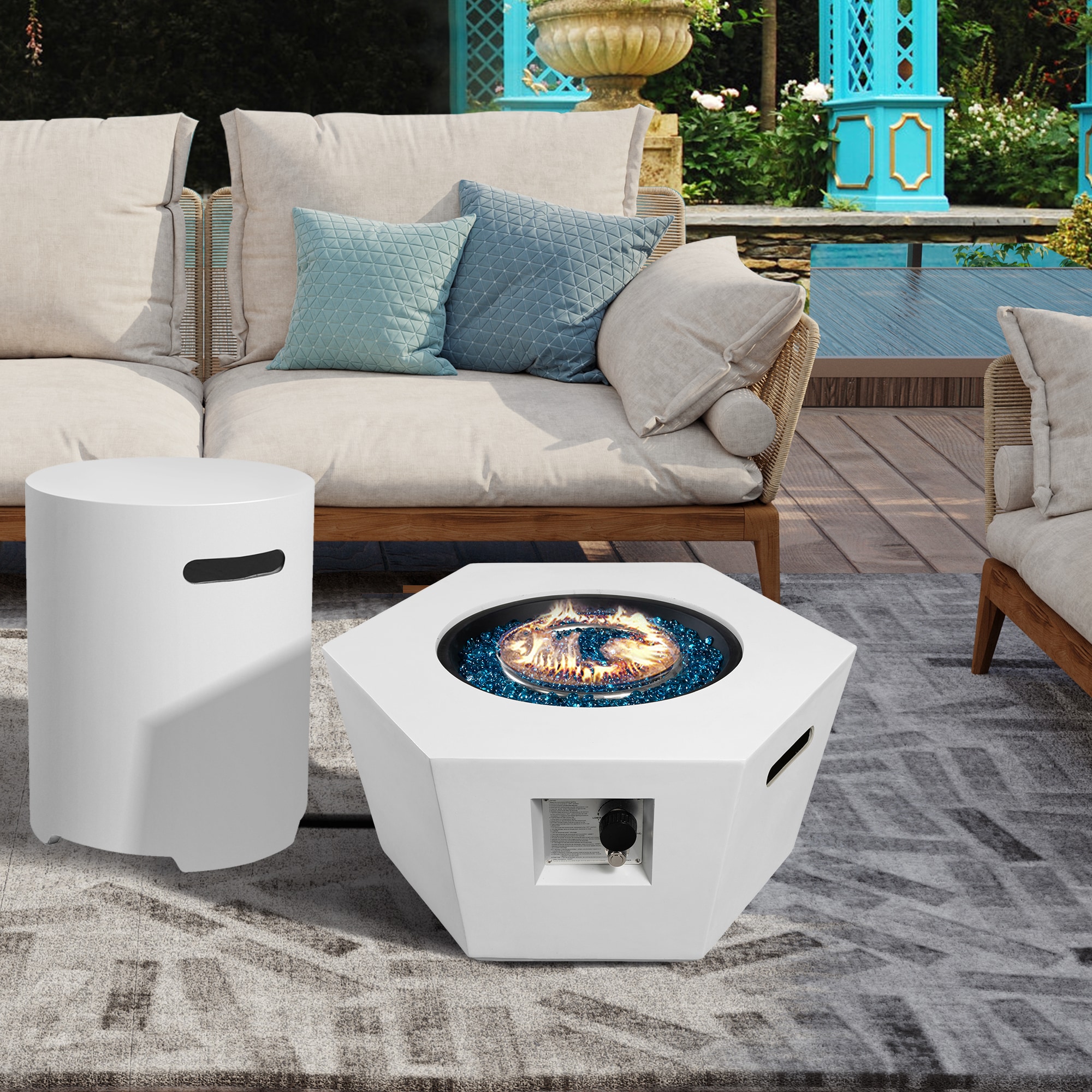 UPHA 28MGO-6BX-KCBF Outdoor-Gas-Firepits - View #2