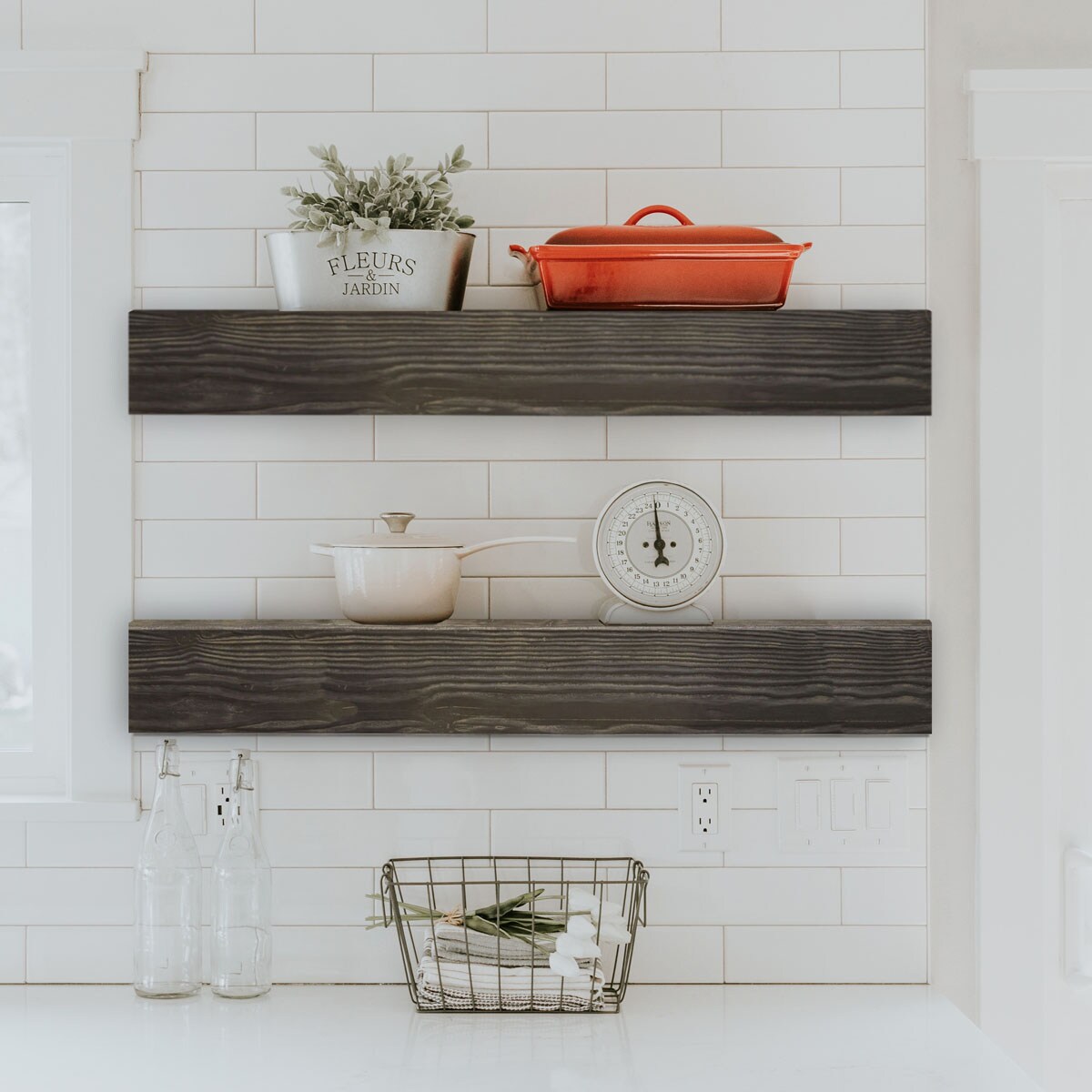Ekena Millwork MANURW06X10X36ES Mantel-Shelves - View #13
