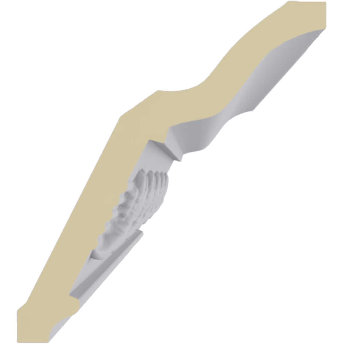 Ekena Millwork MLD04X03X05WN-CASE-8 Crown-Moulding - View #2