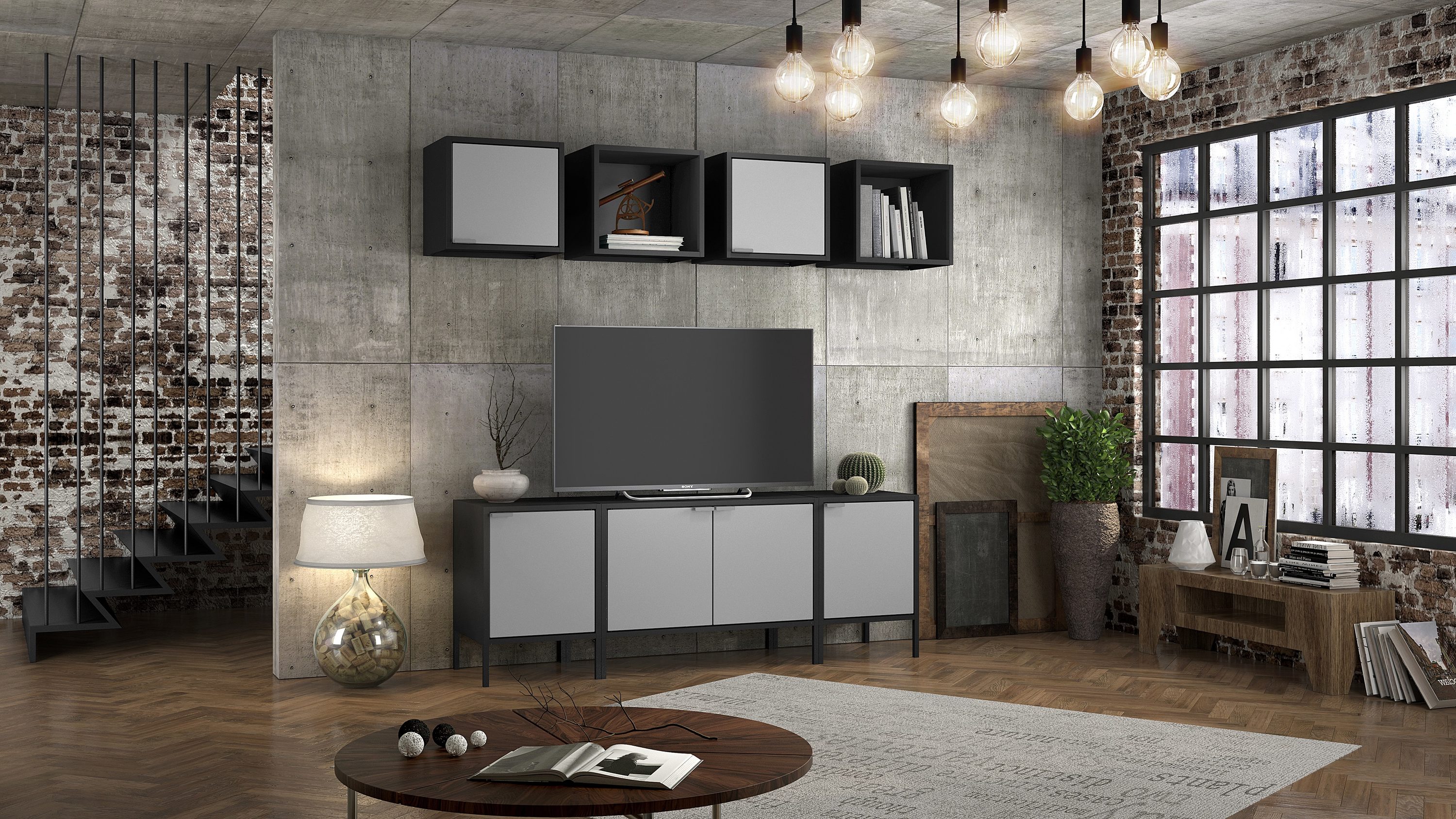 Manhattan Comfort 12GMC3 Wall-Mounted-Shelving - View #8