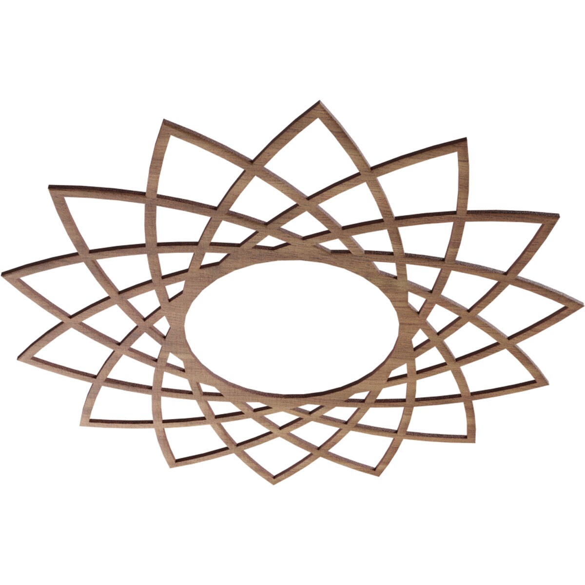 Ekena Millwork CMWP26X26X0250EAWA Ceiling-Medallions - View #2