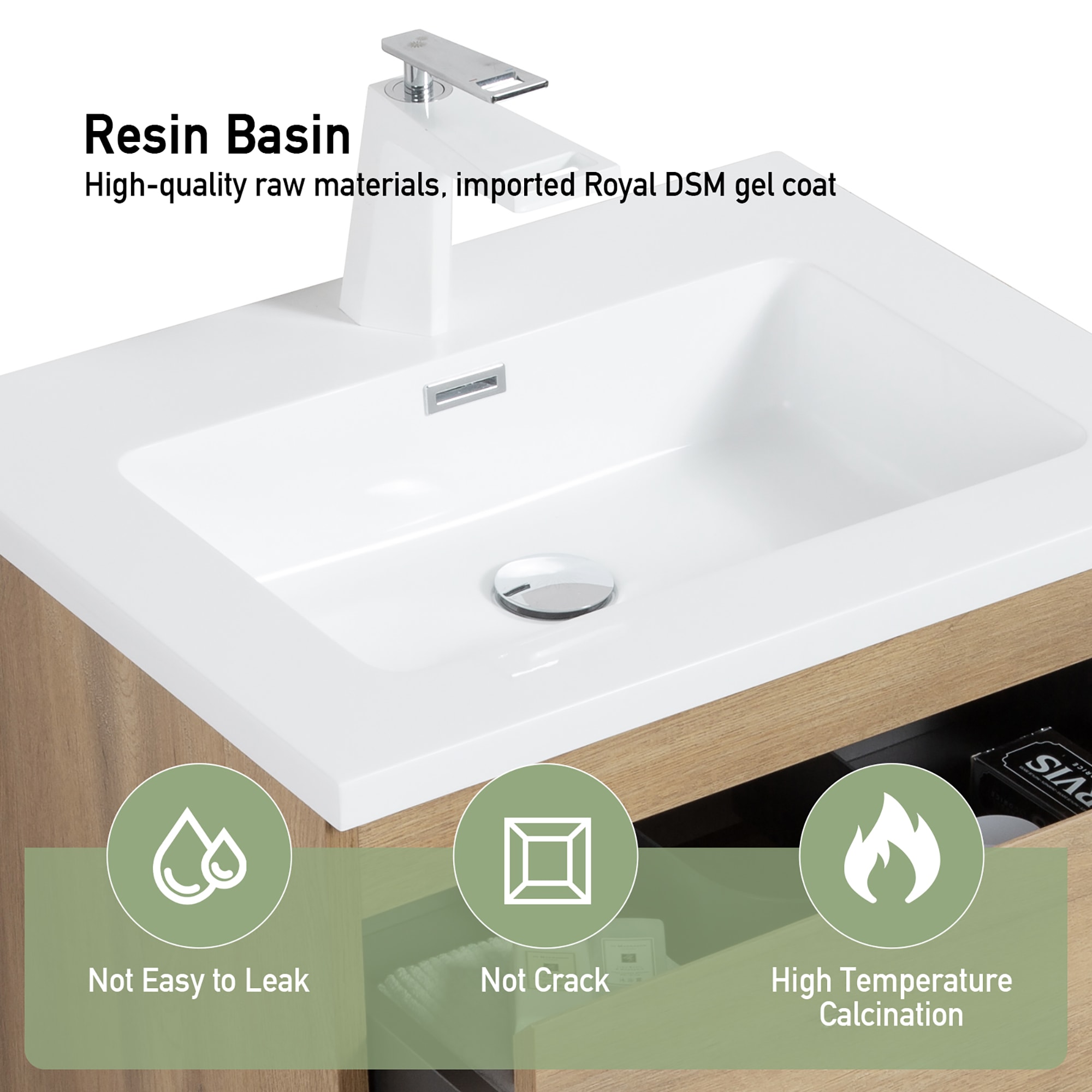 WELLFOR AYTO-24LB Bath-Vanity-Combo - View #7