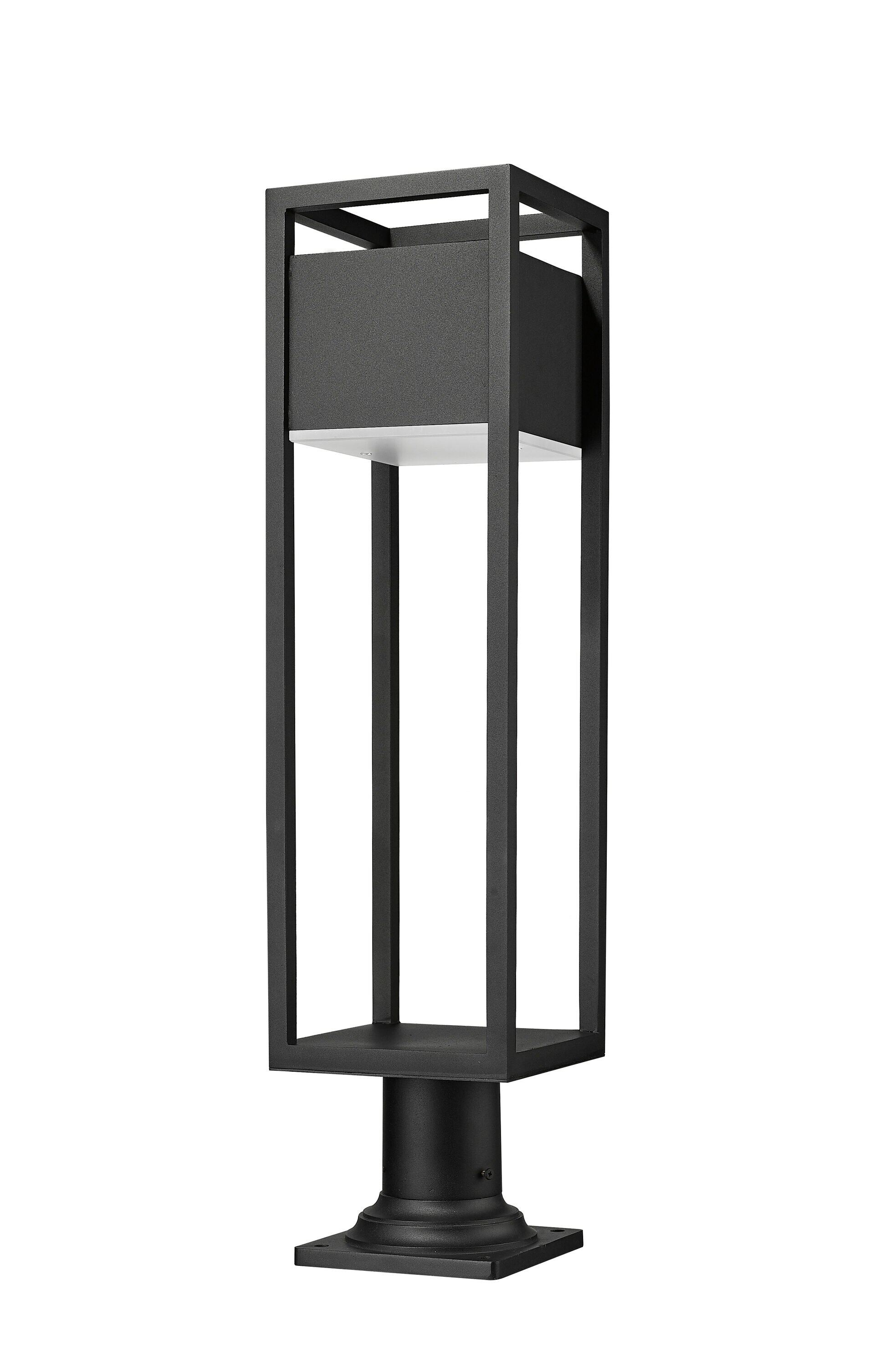 Z-Lite 585PHBR-533PM-BK-LED Post-Lights - View #6