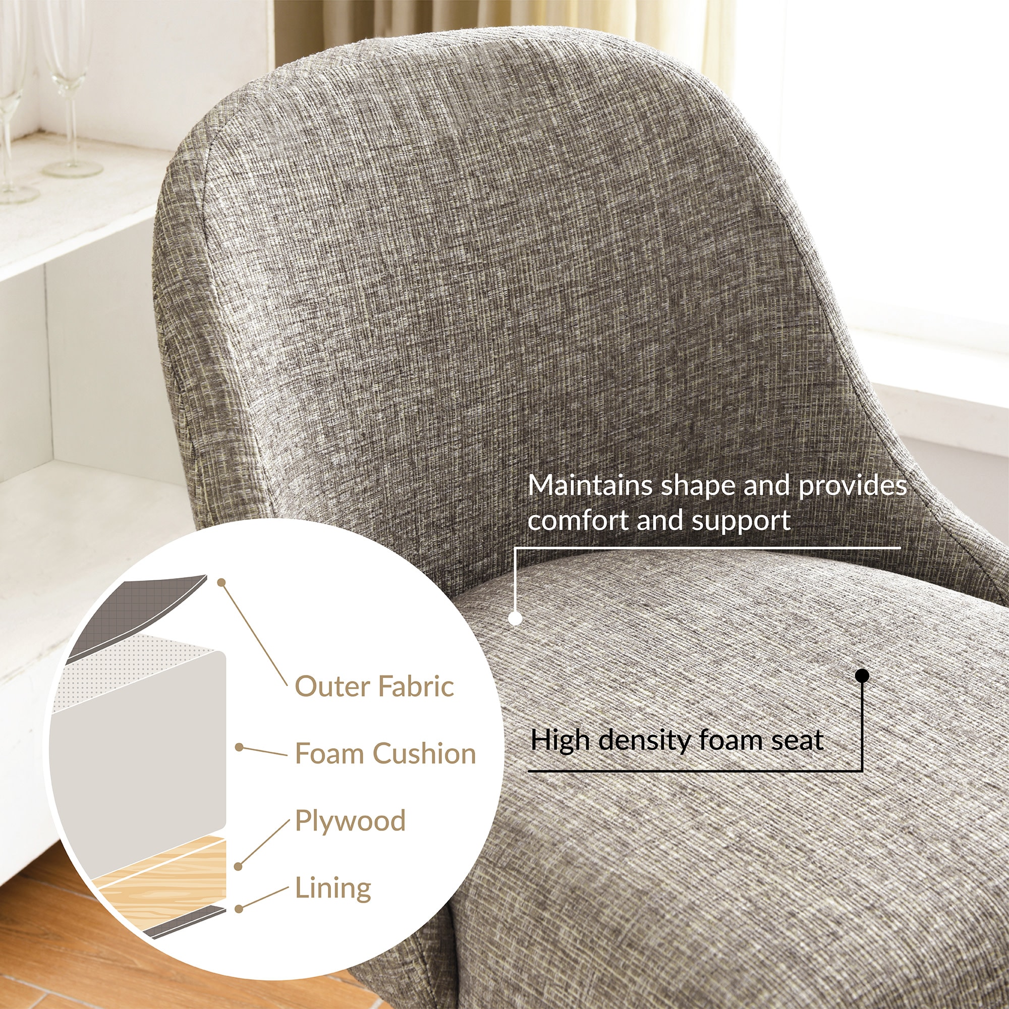 Leick Home 10132ES/GL stools - View #3