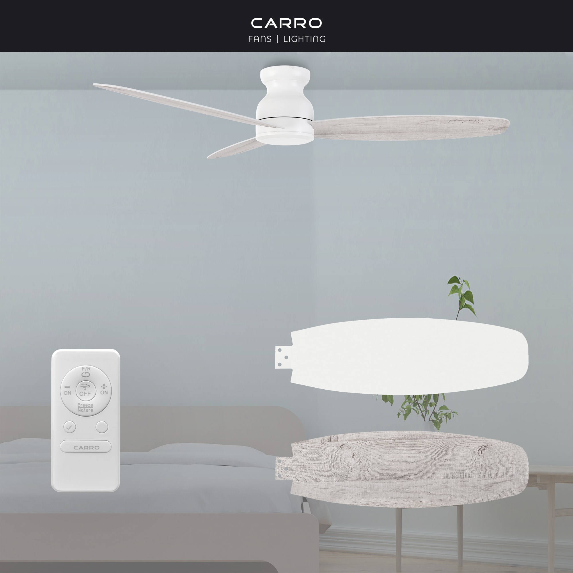 CARRO USA LC603Q-N10-WP-1-FM Ceiling-Fans - View #3