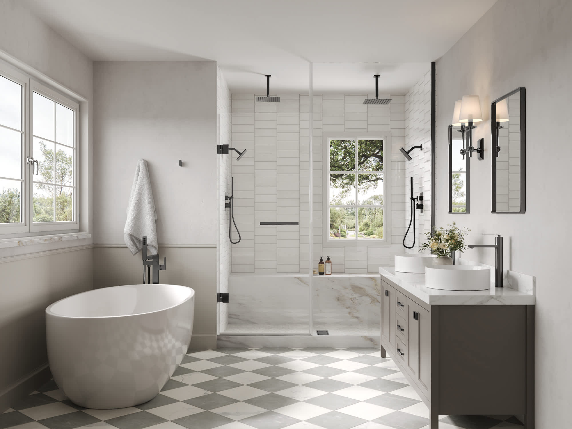 EVERSTEIN SFS1007-BK12 Tub-Shower-Faucets - View #15