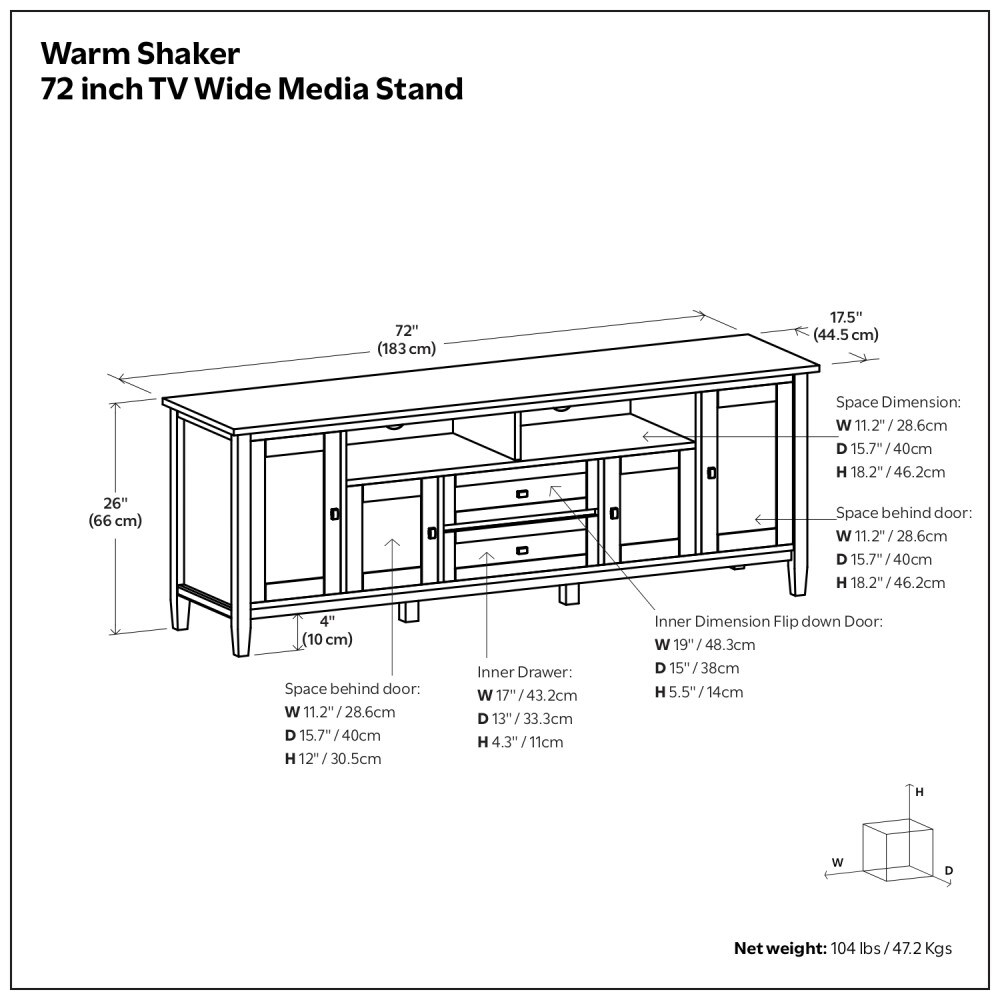 Simpli Home AXWSH003-72-GR Tv-Stands - View #13