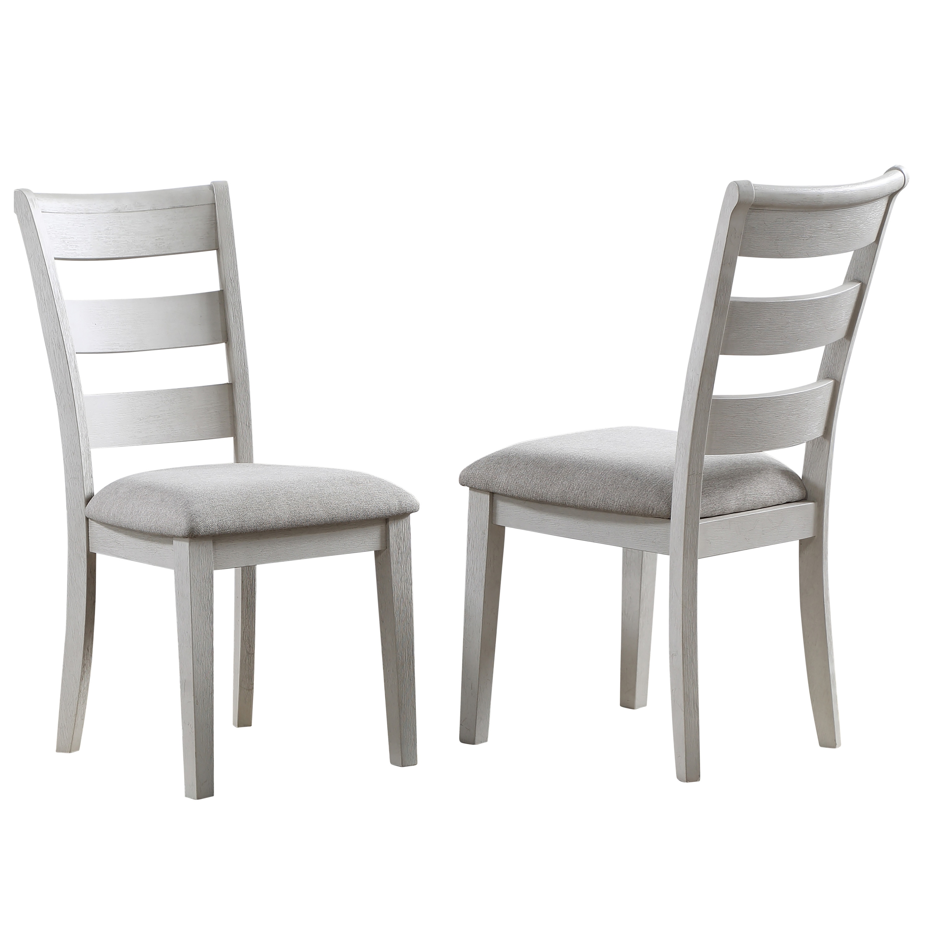 Steve Silver TN500S  Pendleton Dining Side Chair (Set of 2) Gray and Ivory