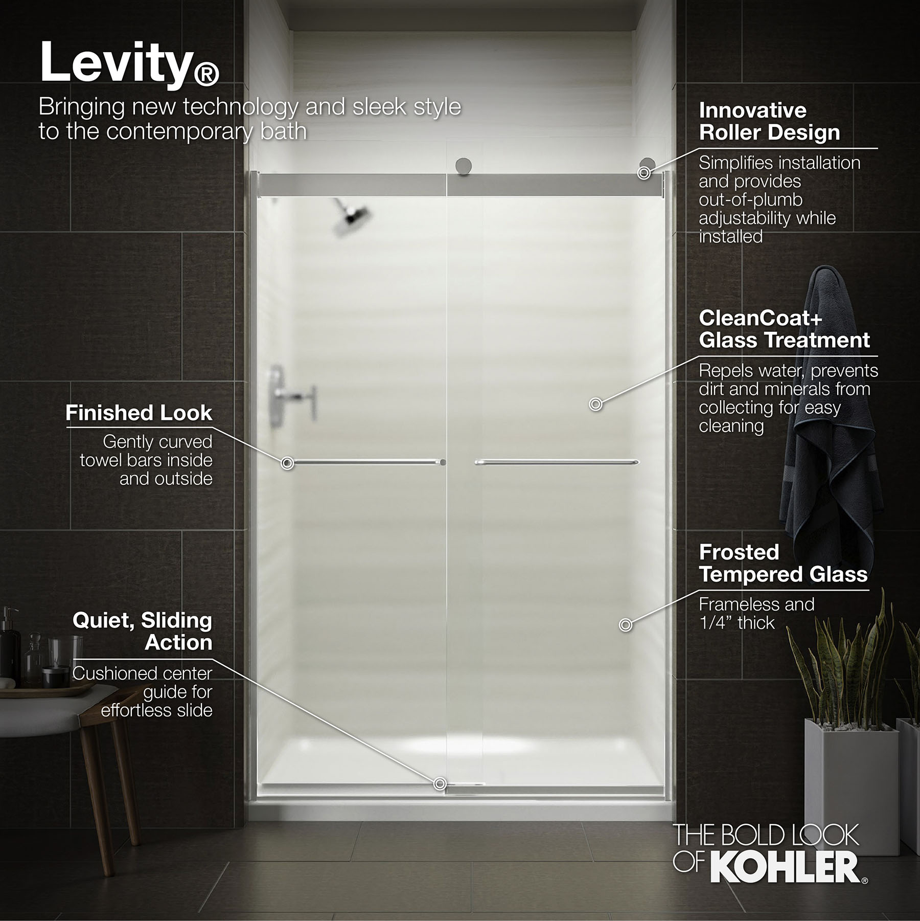 KOHLER 706014-D3-MX Shower-Doors - View #4