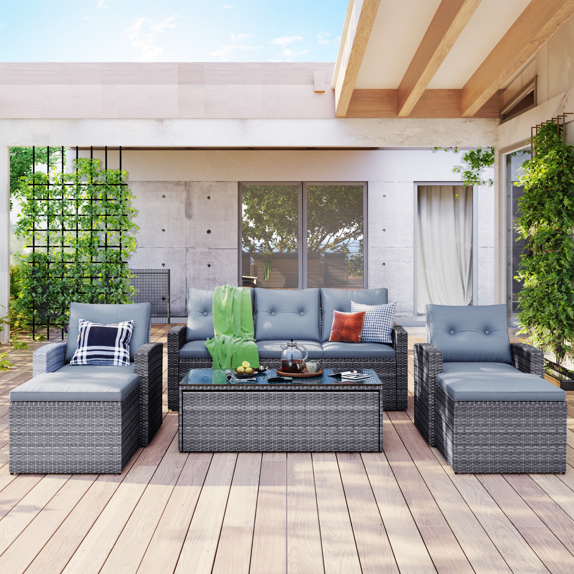 Mondawe MD-U188GY Patio-Conversation-Sets - View #6