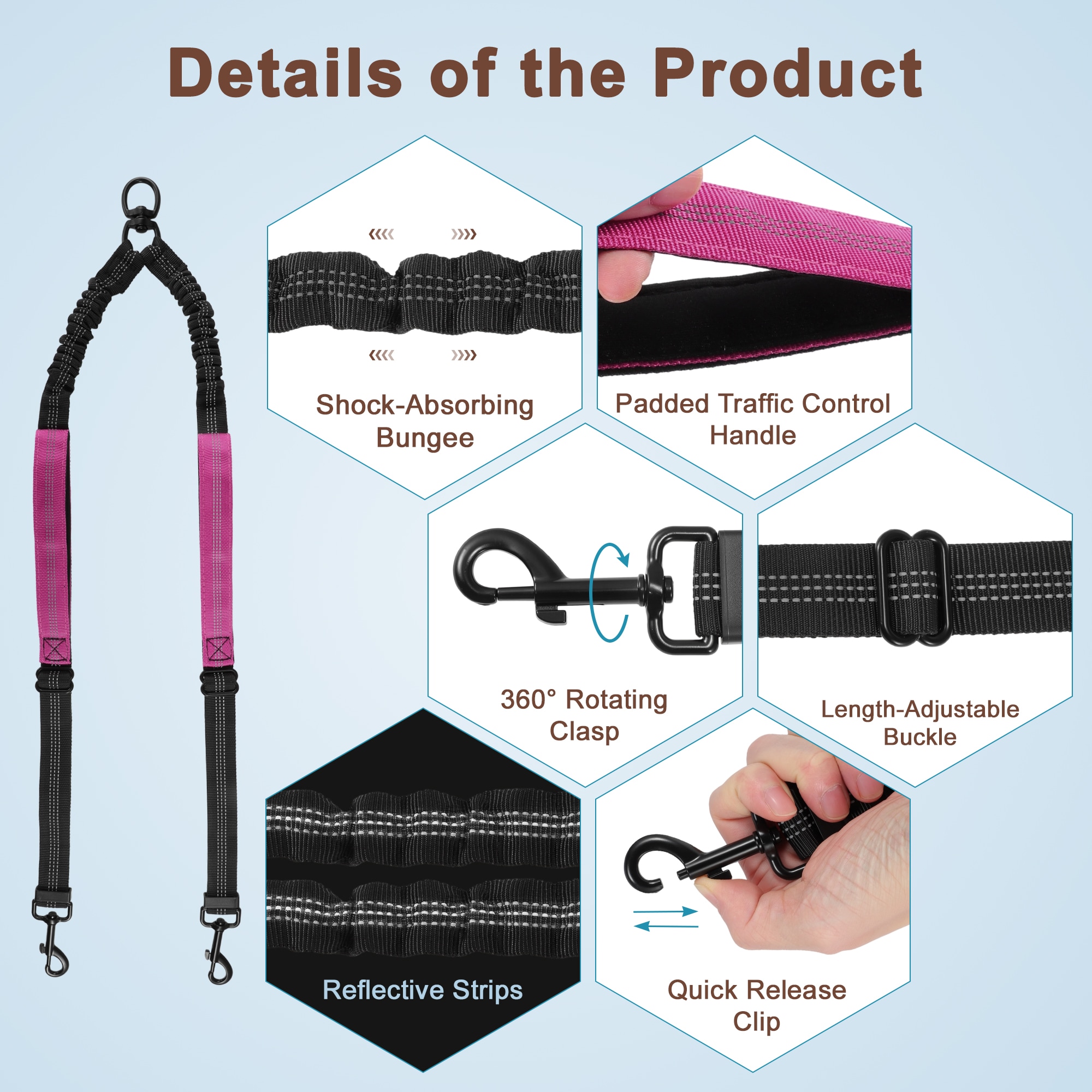 Unique Bargains S26020600UX9015 Leashes-Leads - View #3