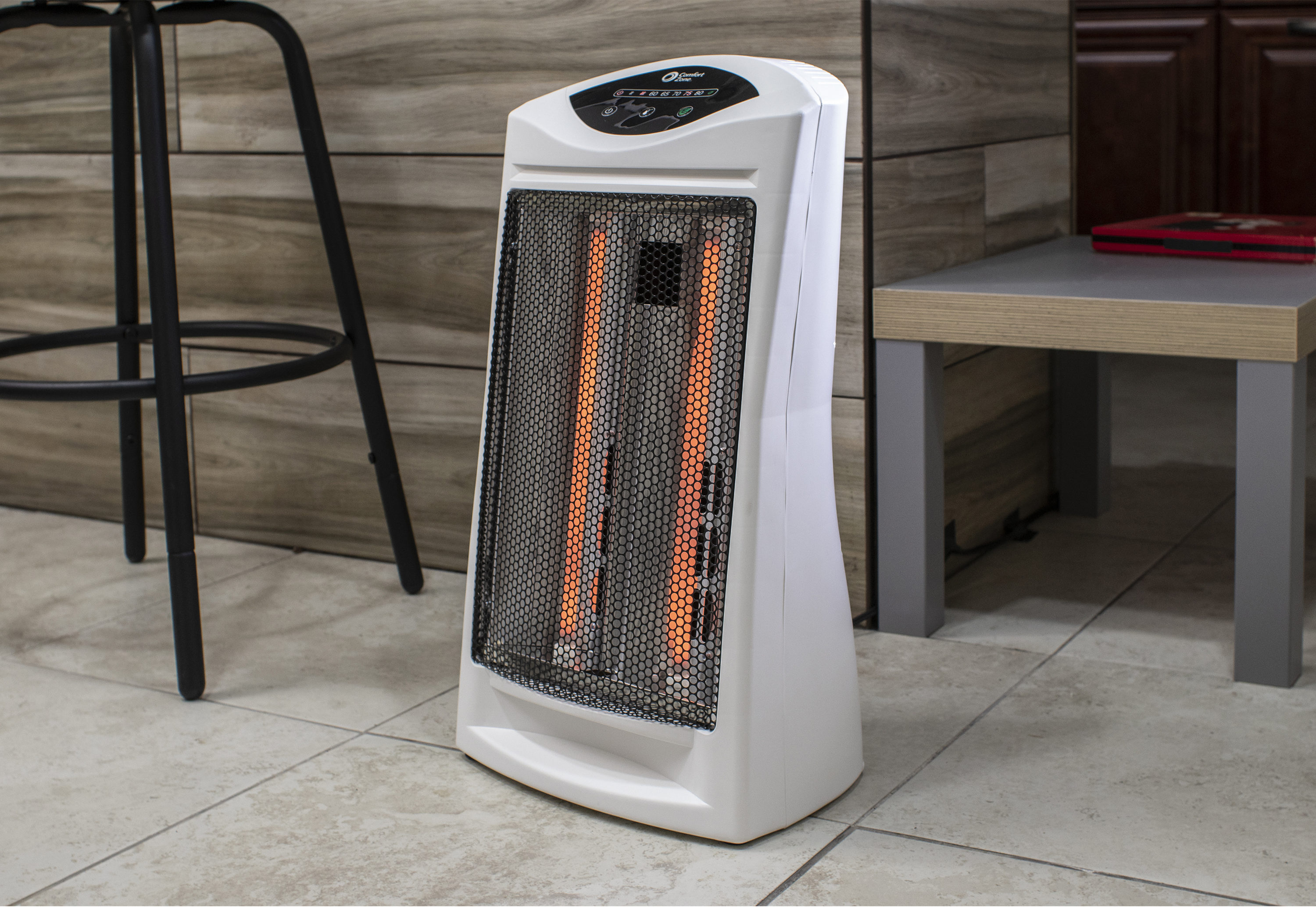 Comfort Zone CZQTV007EWT Portable-Electric-Heat - View #7
