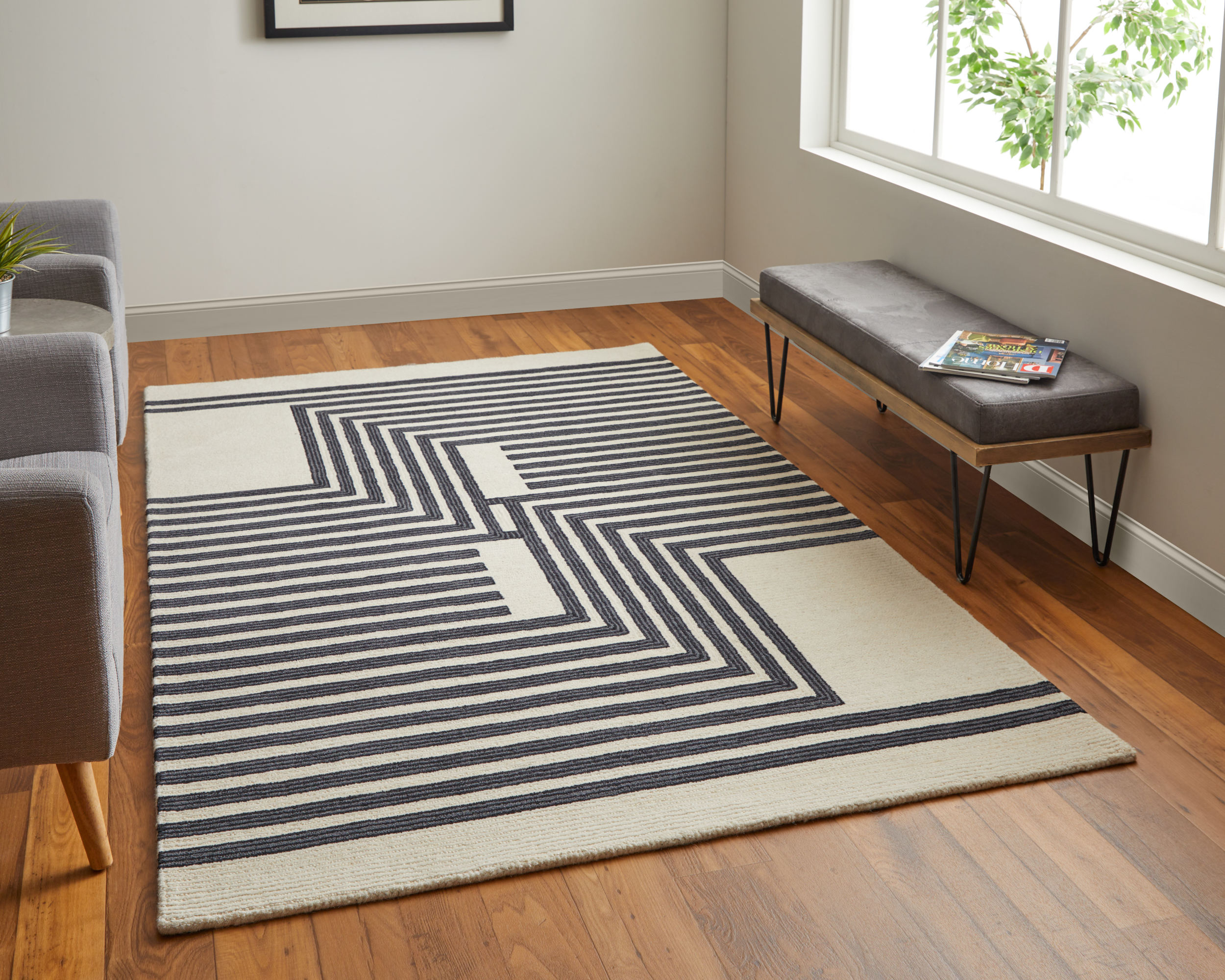 Room Envy MGRR8900IVYBLKF00 rugs - View #2
