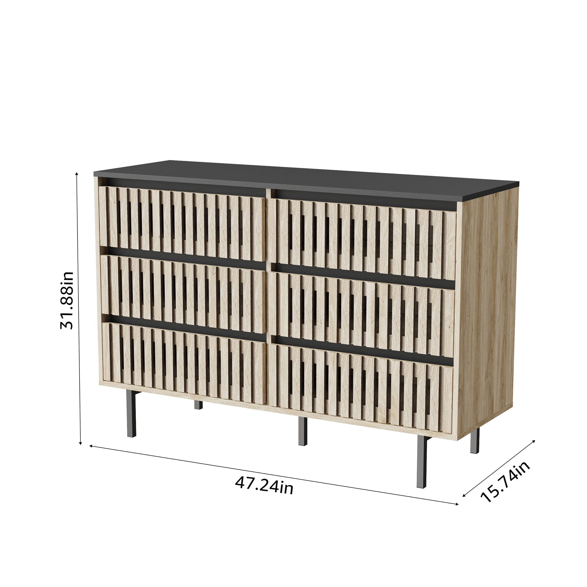 SINOFURN SYC080012BK dressers - View #3