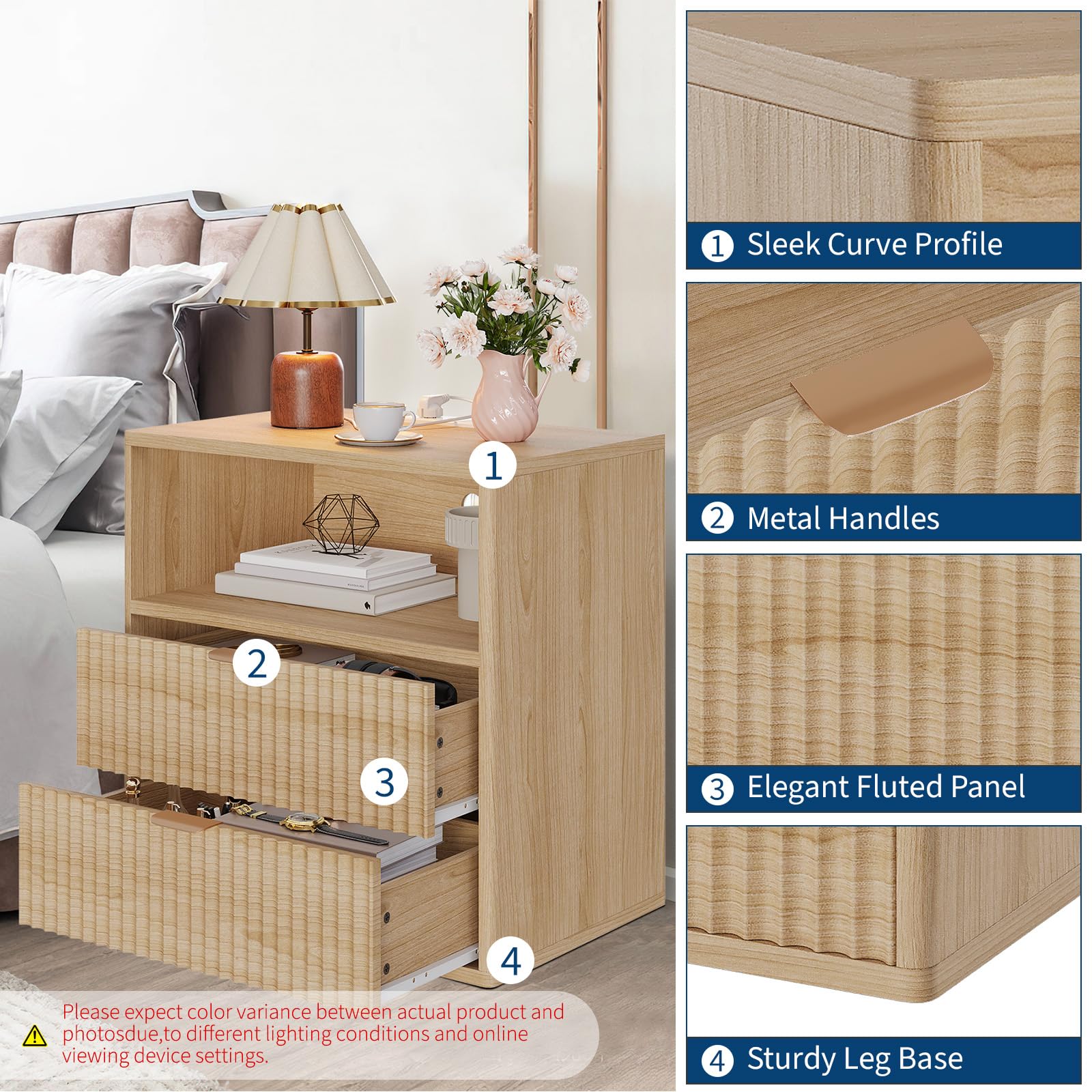 Garvee HHZ-PHK-36FWPSJR nightstands - View #5