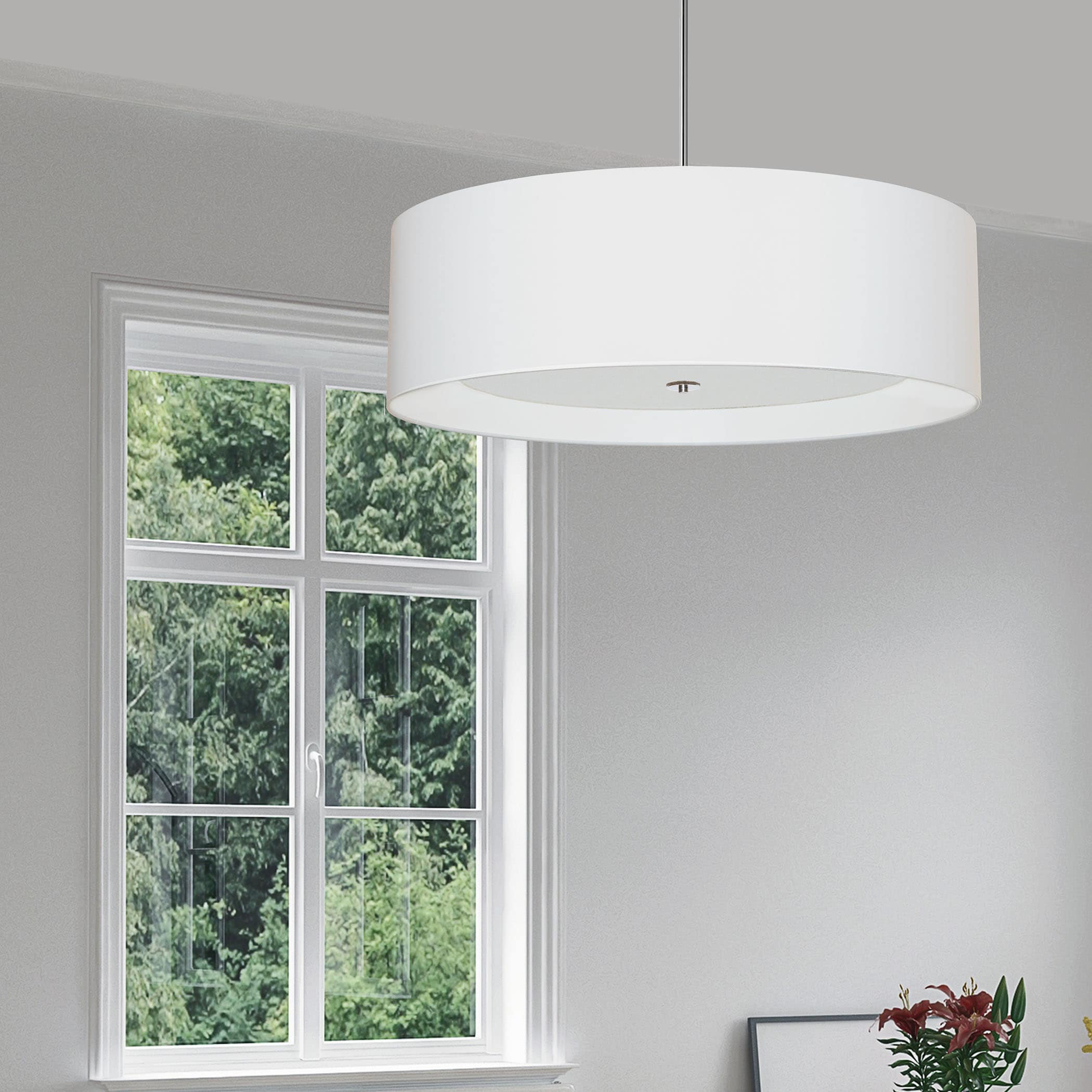 Dainolite HEL-304P-PC-WH Pendant-Lights - View #2