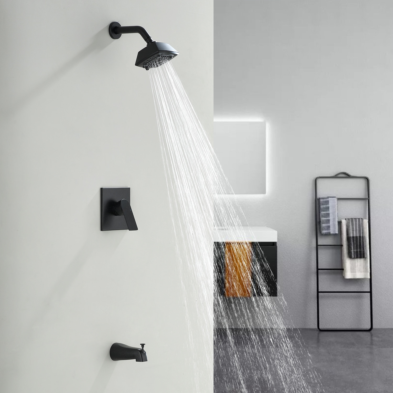WELLFOR BFT5202MB -WF Tub-Shower-Faucets - View #2