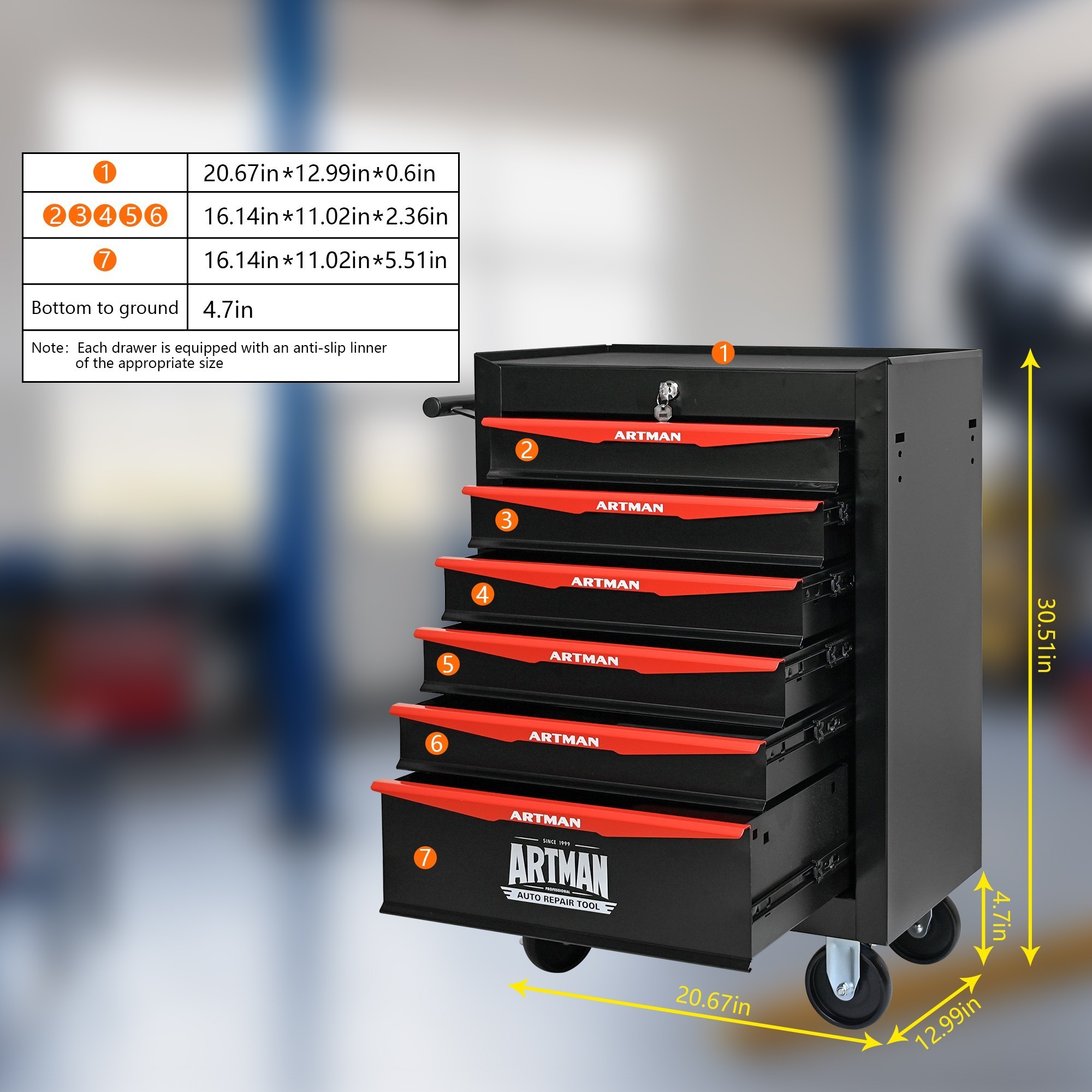 Dimakai DI-AR-24233 Tool-Cabinets - View #7