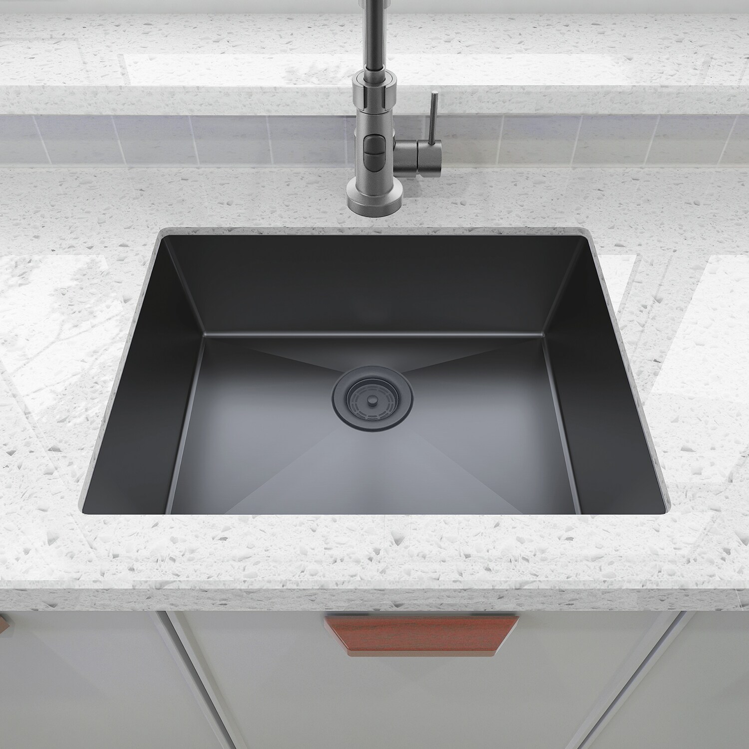 Sinber HU2318S-9-BR Kitchen-Sinks - View #2