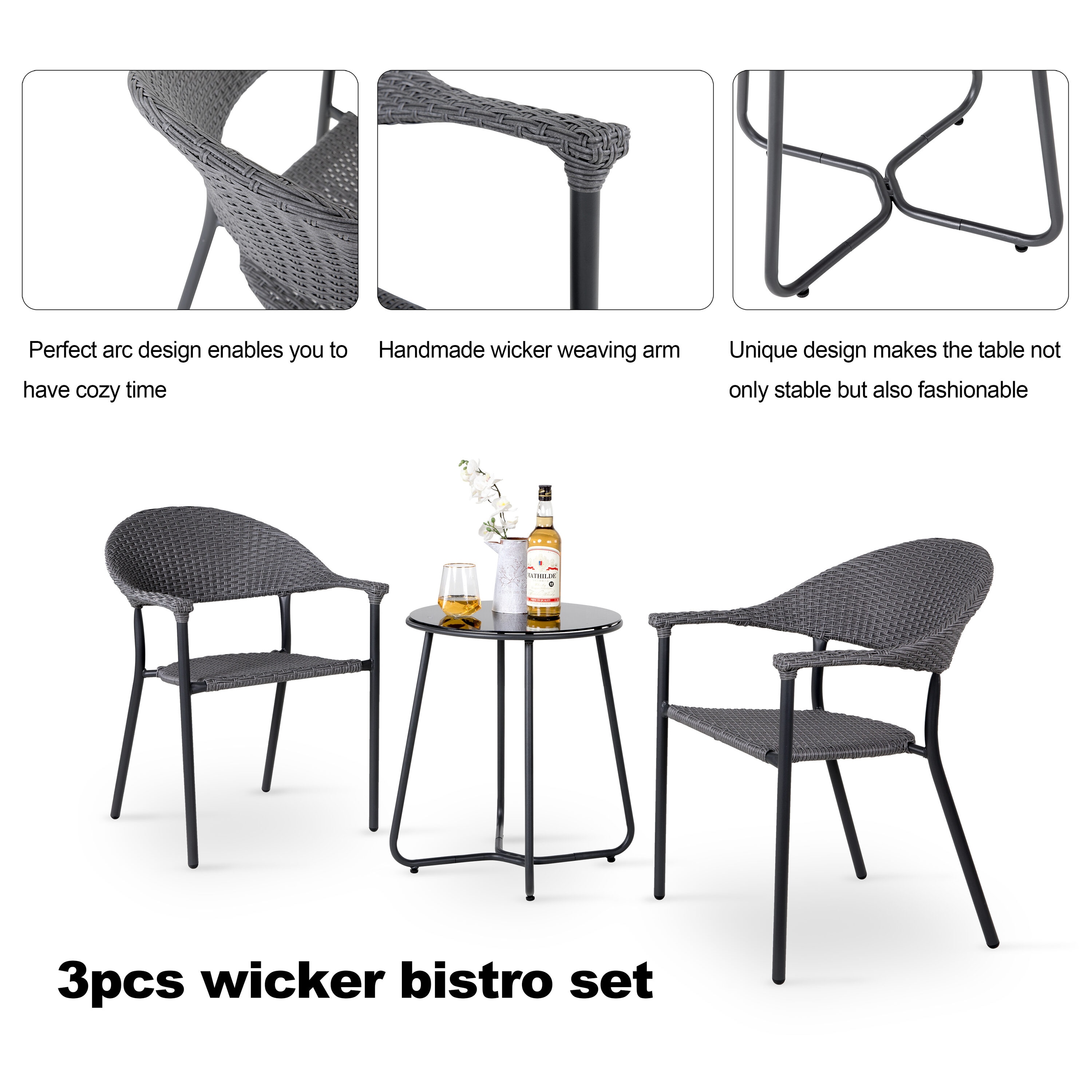 Nuu Garden SWD005-01-BL Patio-Dining-Sets - View #5