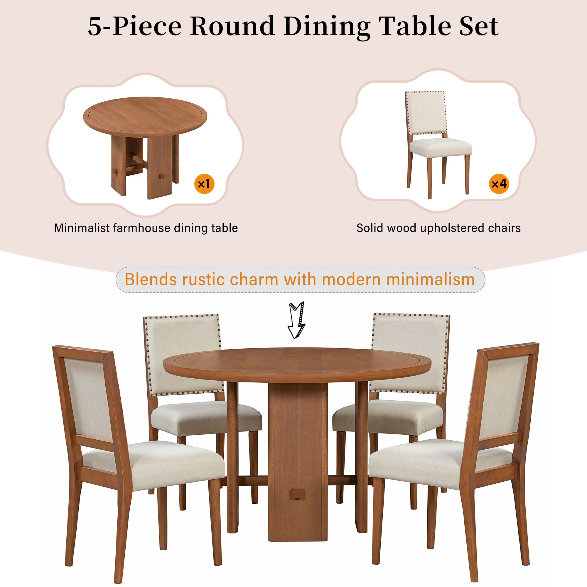 ModernLuxe L3P-ST000148AAD Dining-Sets - View #3