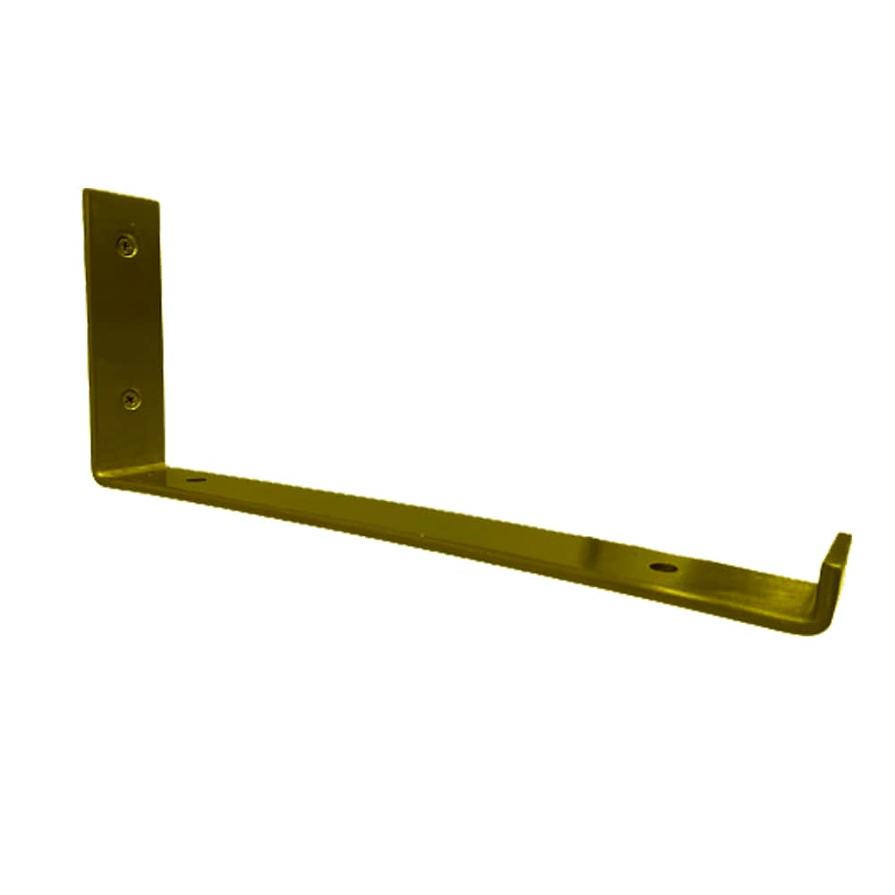 Style Selections 46520BGXLG 12.4-in L x 5.24-in W x 1.46-in D Brushed gold Shelf bracket