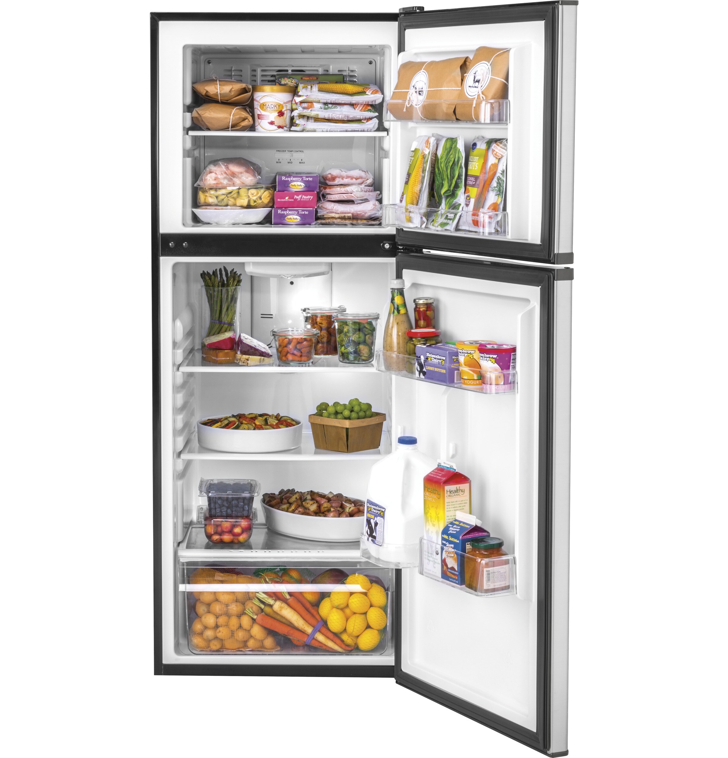 9.8 cu ft top freezer refrigerator