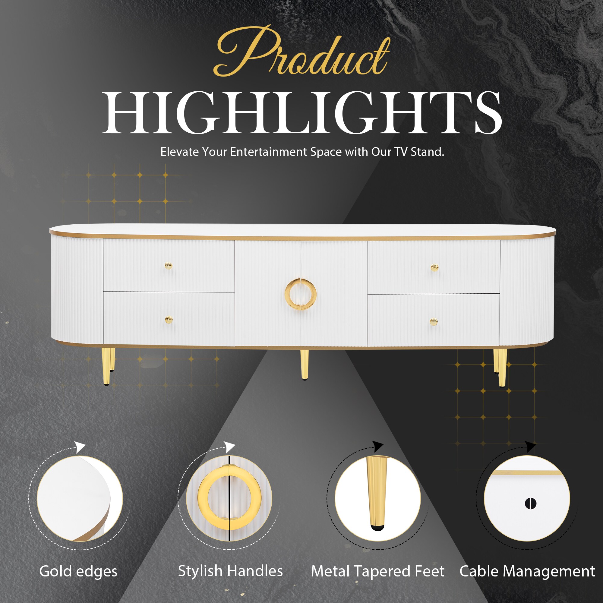 ModernLuxe L3P-SJ000133AAK Tv-Stands - View #5