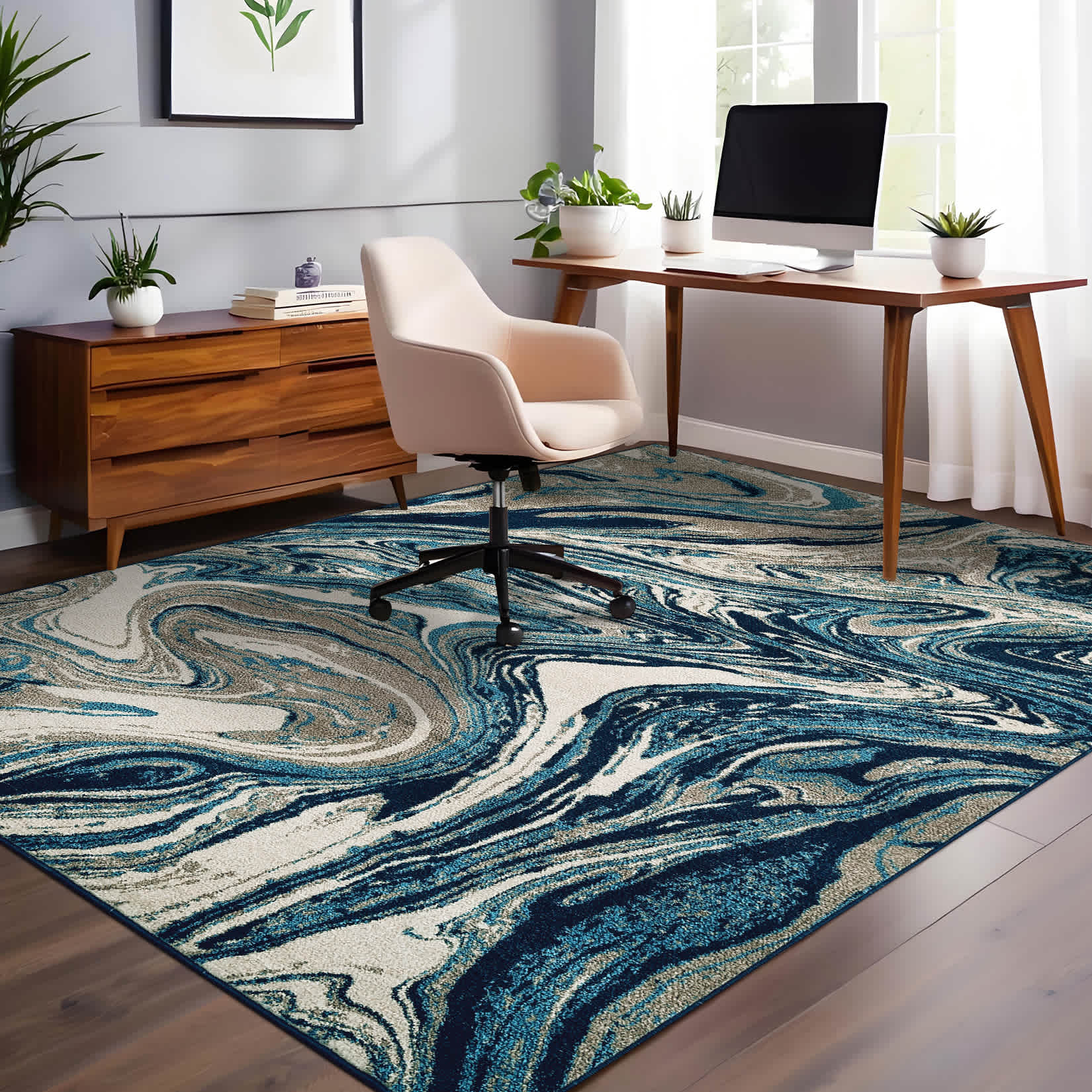 Qeetex SUNNY-PHK-33TARL9A rugs - View #4