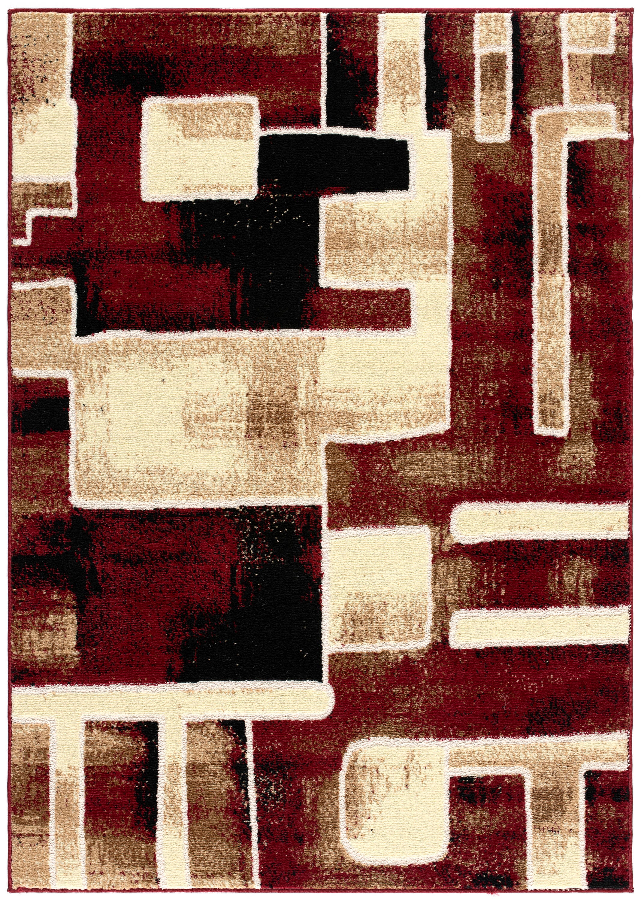 LBaiet SL581R23 Solana 2 x 3 (ft) Loomed Polypropylene Beige Rectangular Indoor Geometric Spot clean only Runner rug
