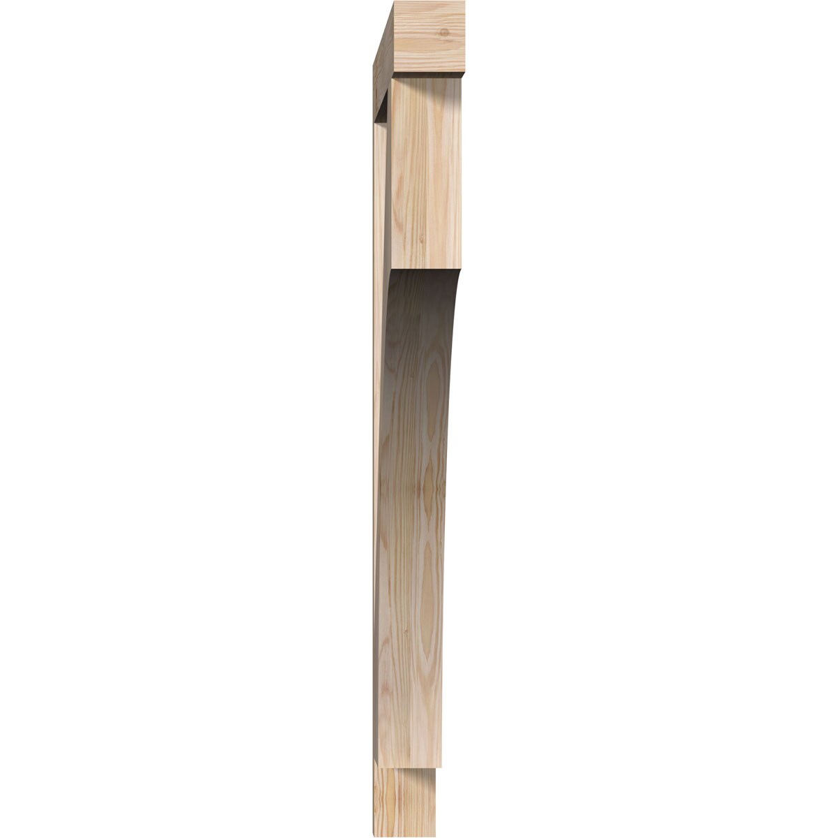 Ekena Millwork BKT04X44X44WTL05SDF Exterior-Brackets-Braces - View #2