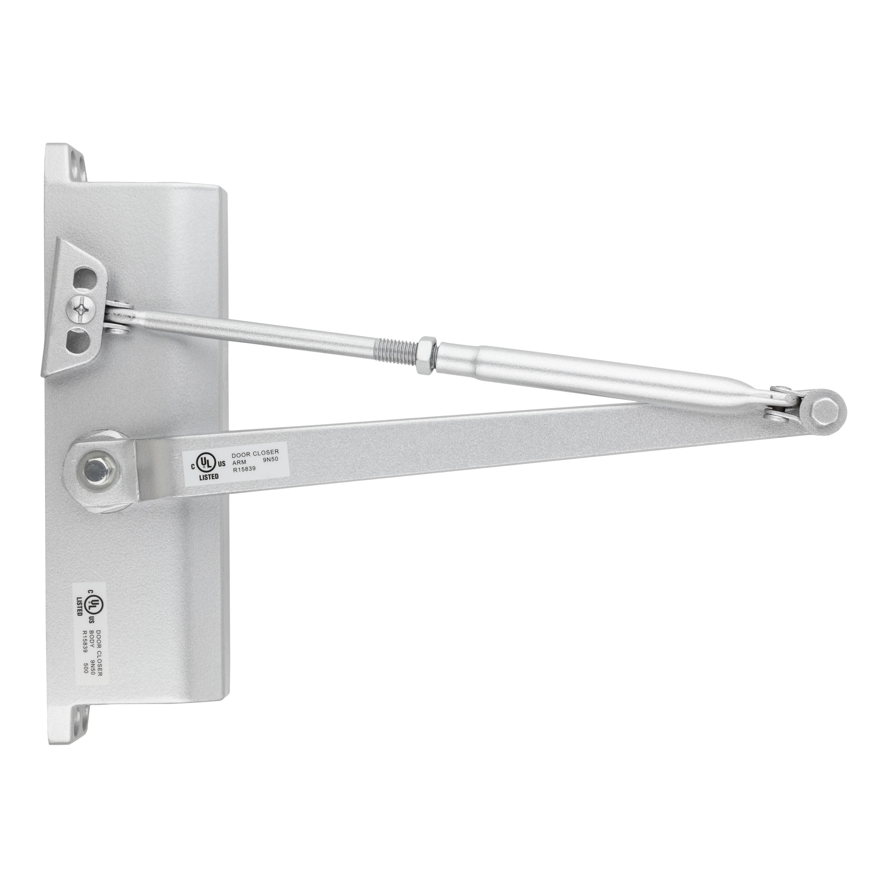 Tell Manufacturing Grade 3 Silver Commercial Door Closer in the