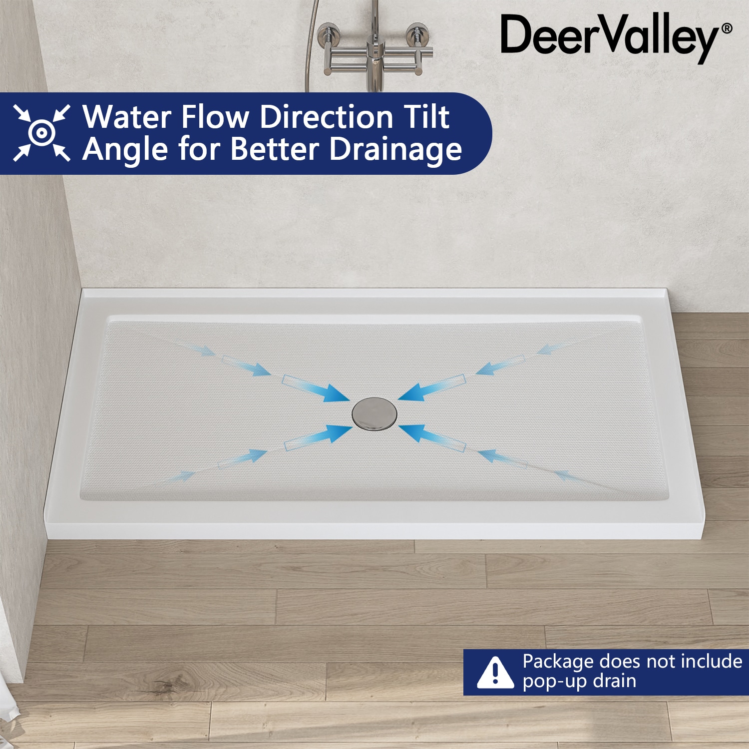 DeerValley DV-1SB0100 Shower-Floors - View #3