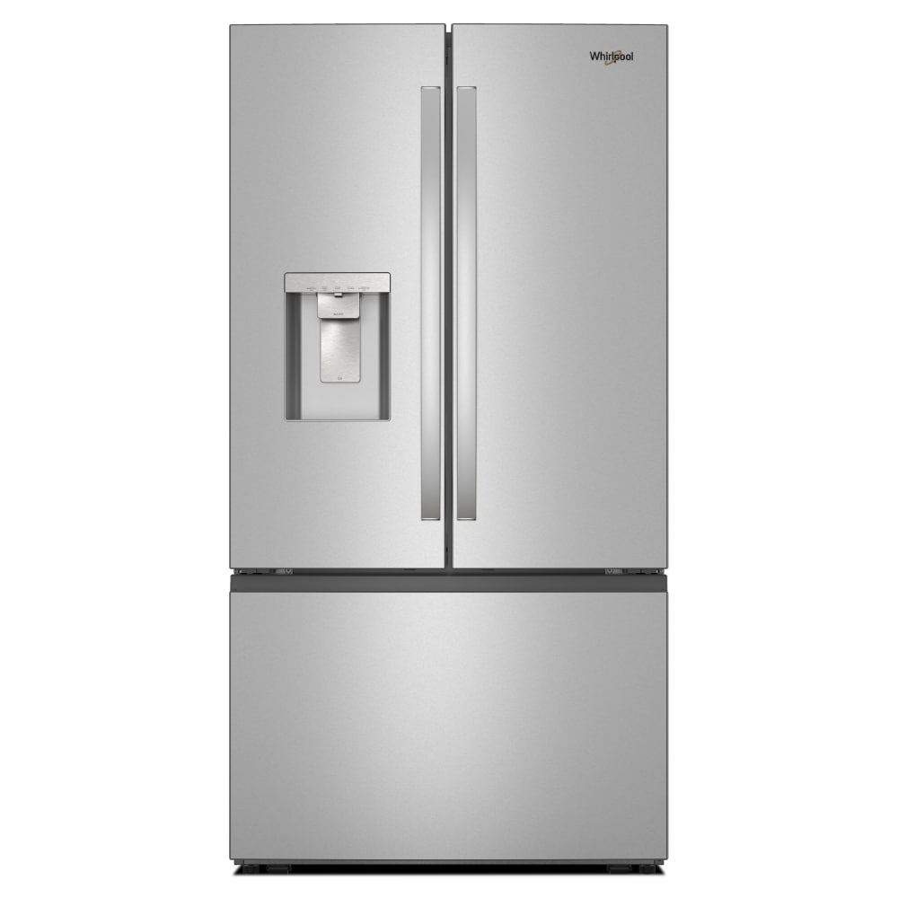 Whirlpool WRFF3536SZ Standard-Depth 29.58-cu ft 3 -Door French Door Refrigerator with Ice Maker with Water and Ice Dispenser ( Fingerprint Resistant Stainless Finish ) ENERGY STAR Certified