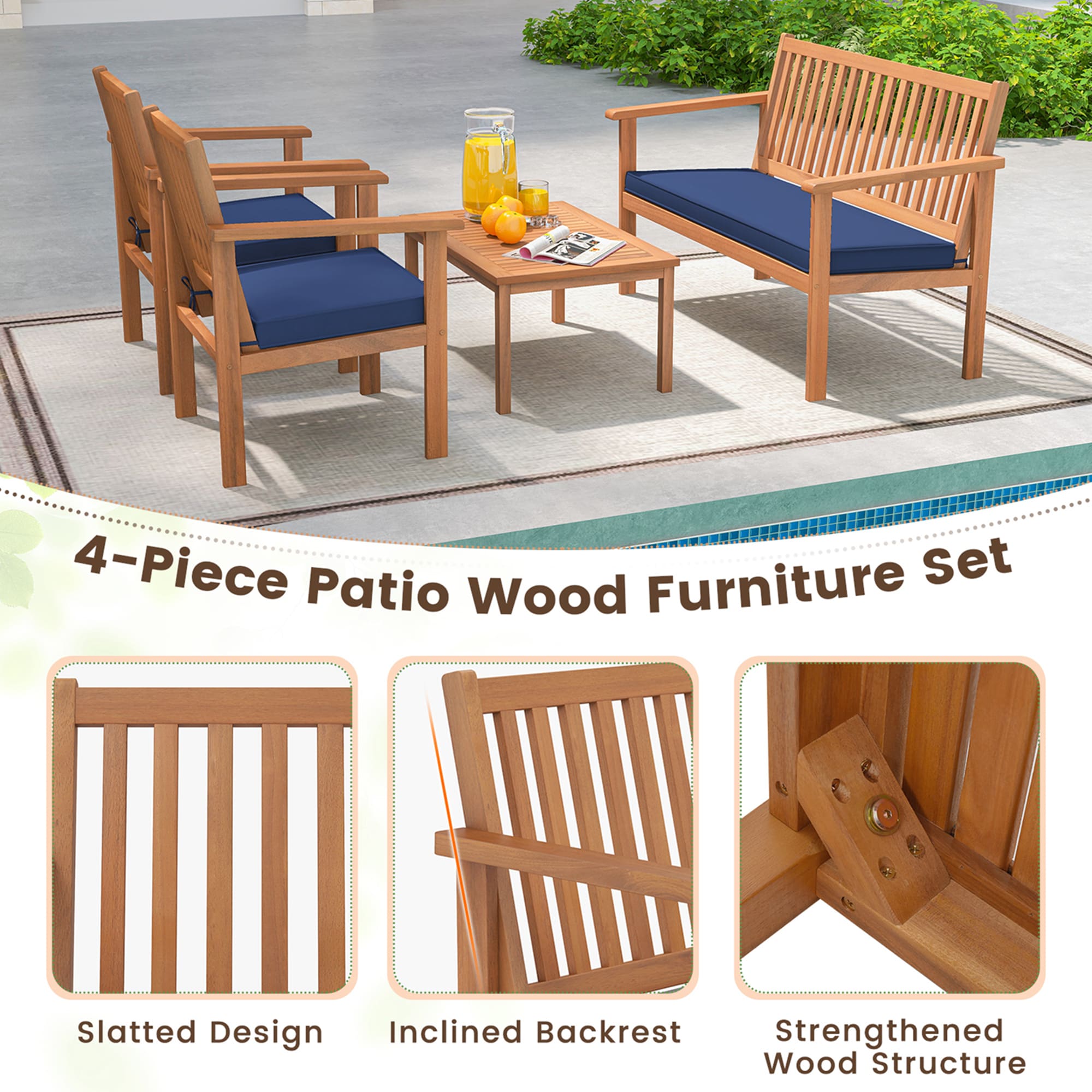 Costway HCST01022 Patio-Conversation-Sets - View #6