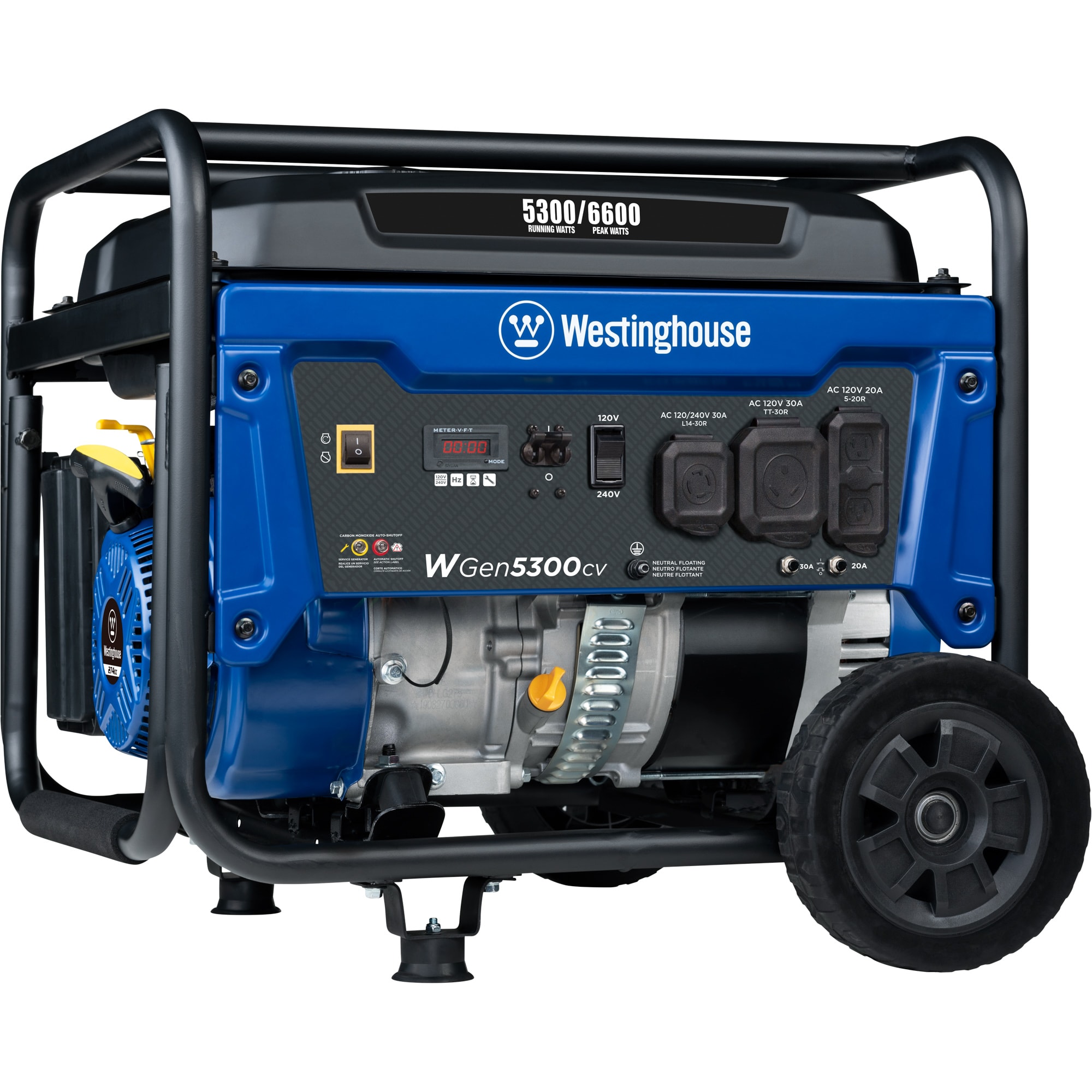 Westinghouse WGen5300cv Recoil Start 5300-Watt Single Fuel (Gasoline) Portable Generator WGEN5300CV Sansujyuku sansujyuku.com