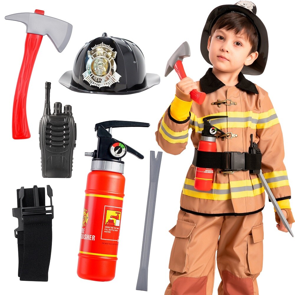 Joyfy 20308-3T Kids Fireman Halloween Costume
