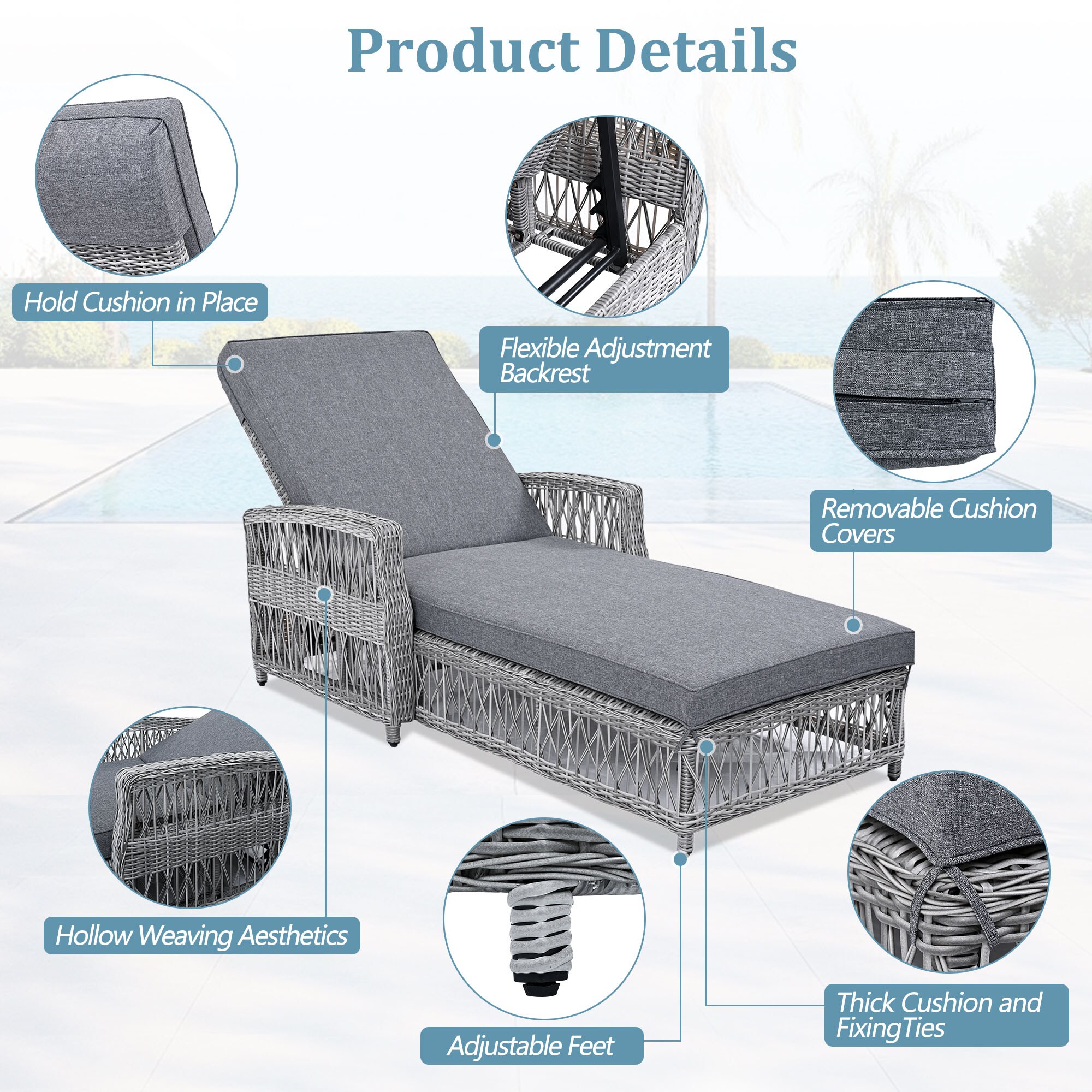 Gaierptone CRXPBB028F6 Patio-Chairs - View #4