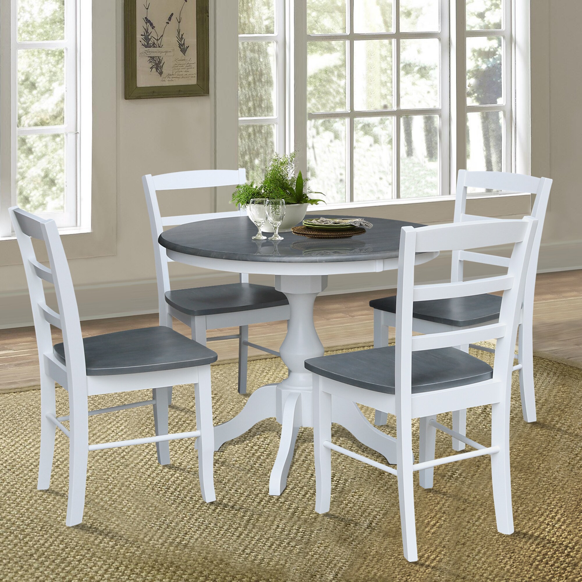 International Concepts K05-36RT-11B-C2-4 Dining-Sets - View #2