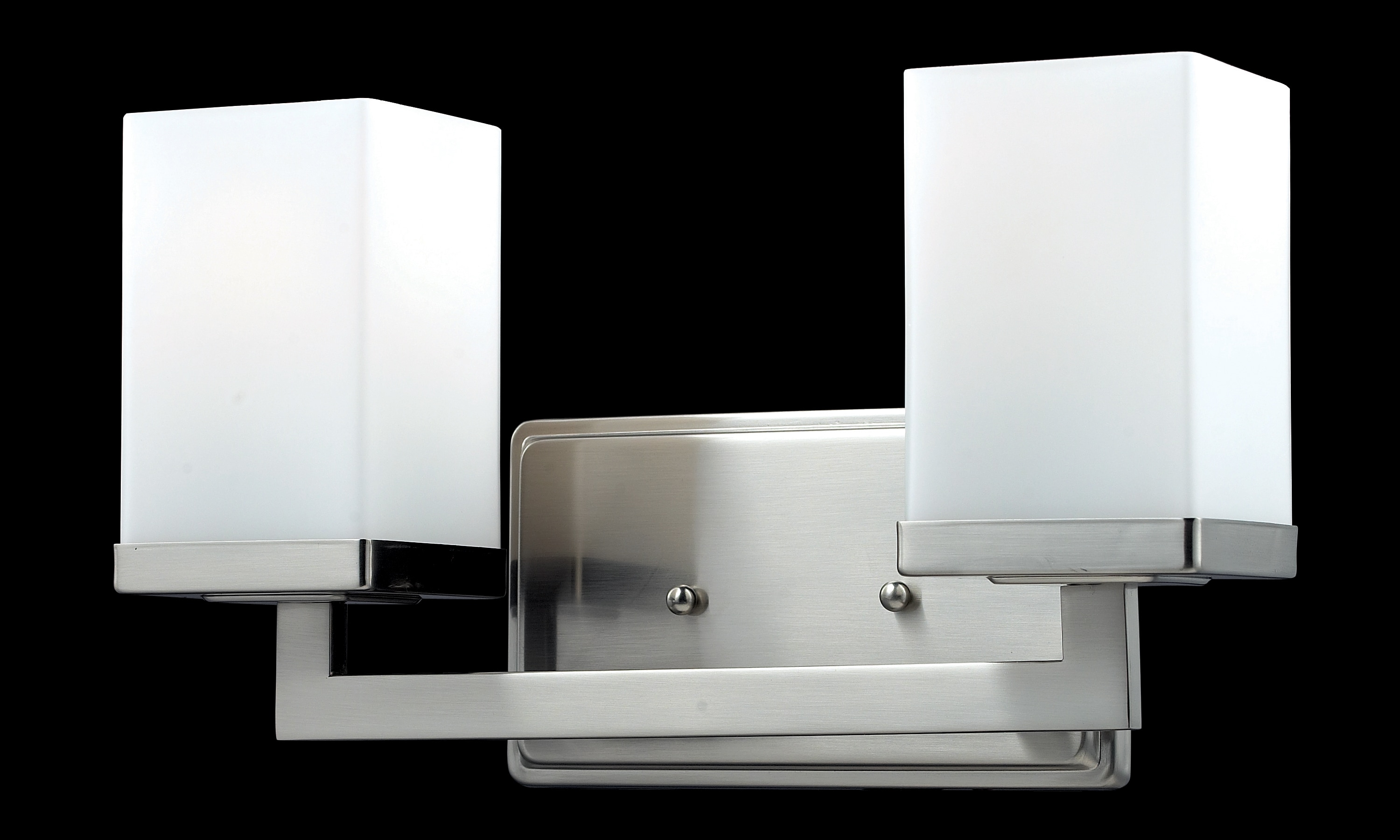Z-Lite 1900-2V Tidal 13.25-in 2-Light Brushed Nickel Transitional Vanity Light