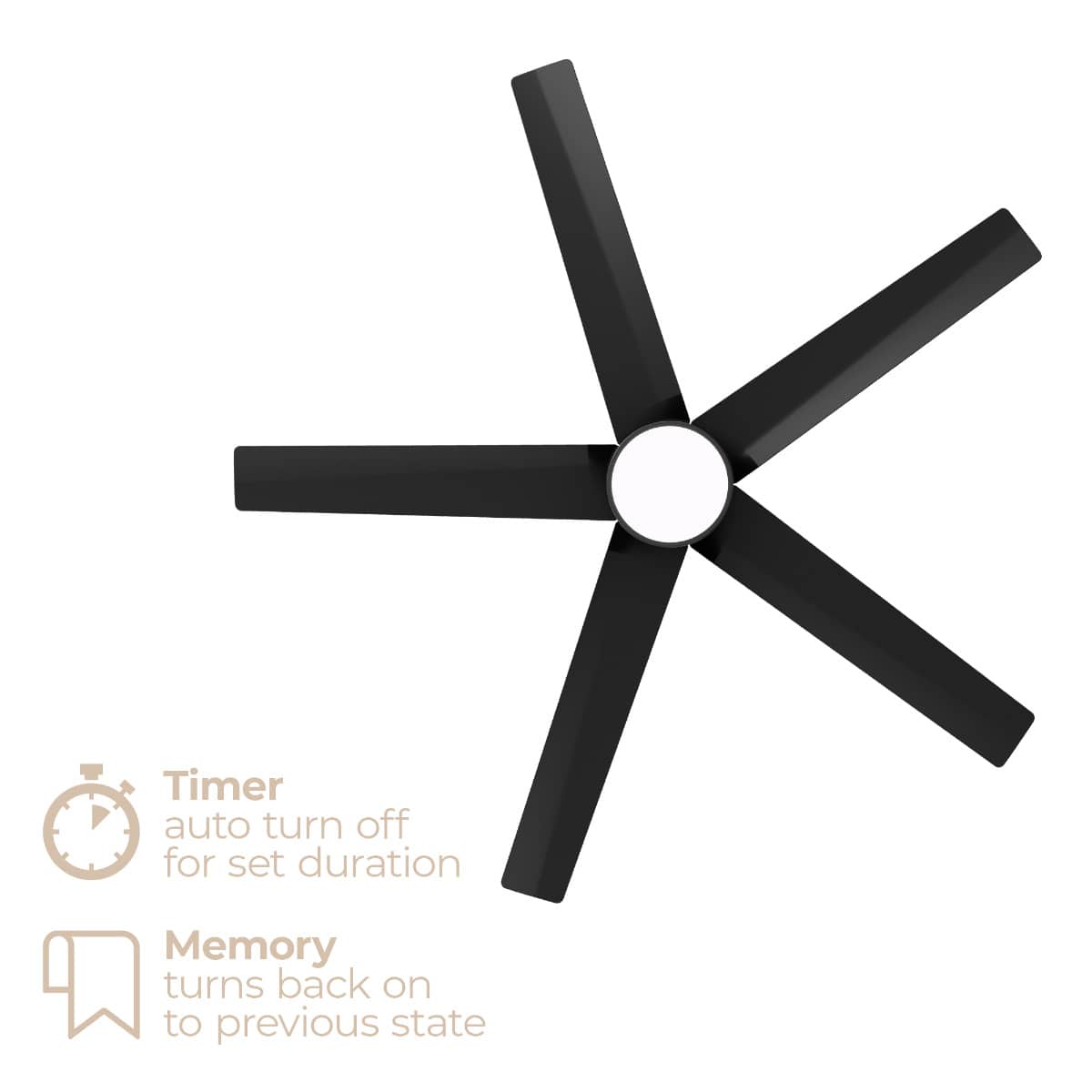 East Grove Home E-FR-082552L-BK Ceiling-Fans - View #7