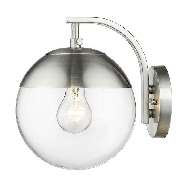 Golden Lighting Dixon 7.75-in W 1-Light Pewter Mid-century Wall Sconce Golden Lighting Dixon 7.75-in W 1-Light Pewter Mid-century Wall Sconce