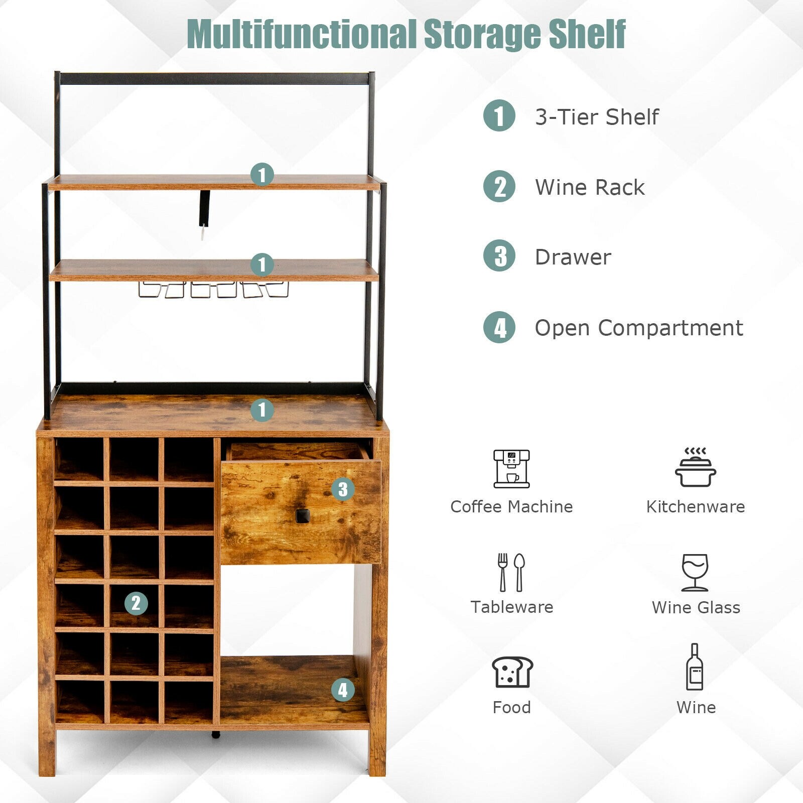 SUGIFT LW018SUGHY388 Wine-Racks - View #5