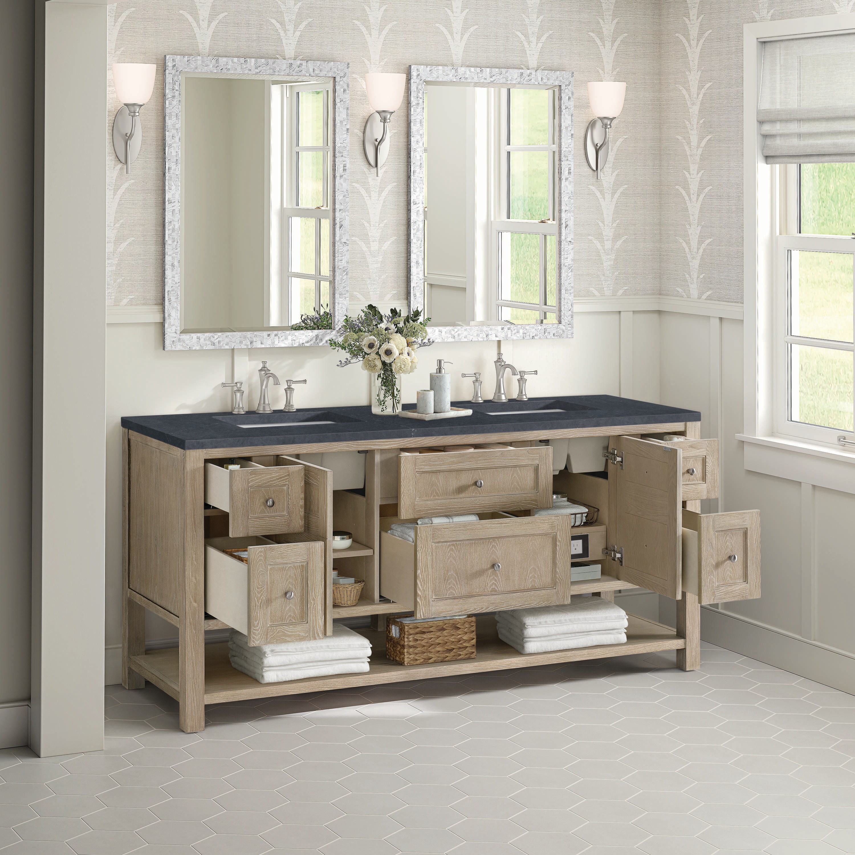 James Martin Vanities 330-V72-WWO-3CSP Bath-Vanity-Combo - View #4